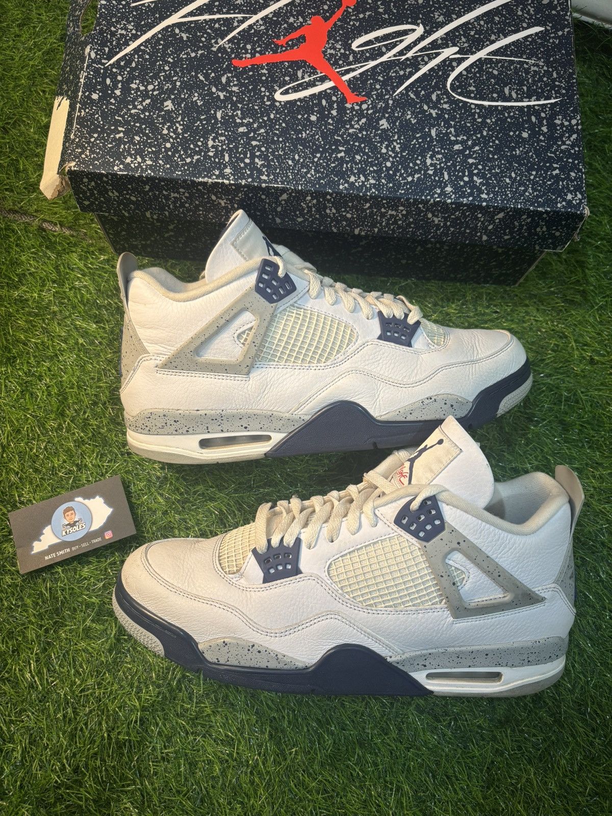 Jordan Brand Jordan 4 midnight navy Size US 13 / EU 46 - 1 Thumbnail