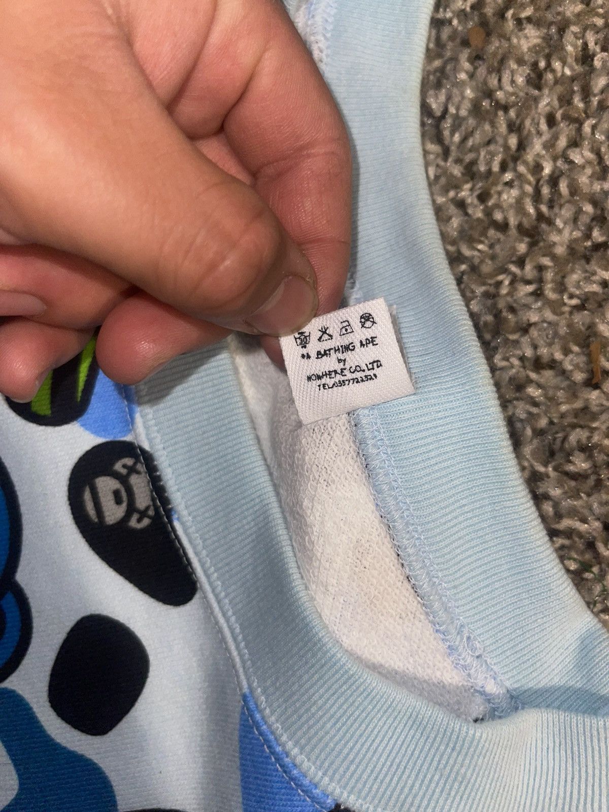 Bape Bape x kaws Baby Milo Animal Kingdom Crewneck Size US L / EU 52-54 / 3 - 9 Thumbnail