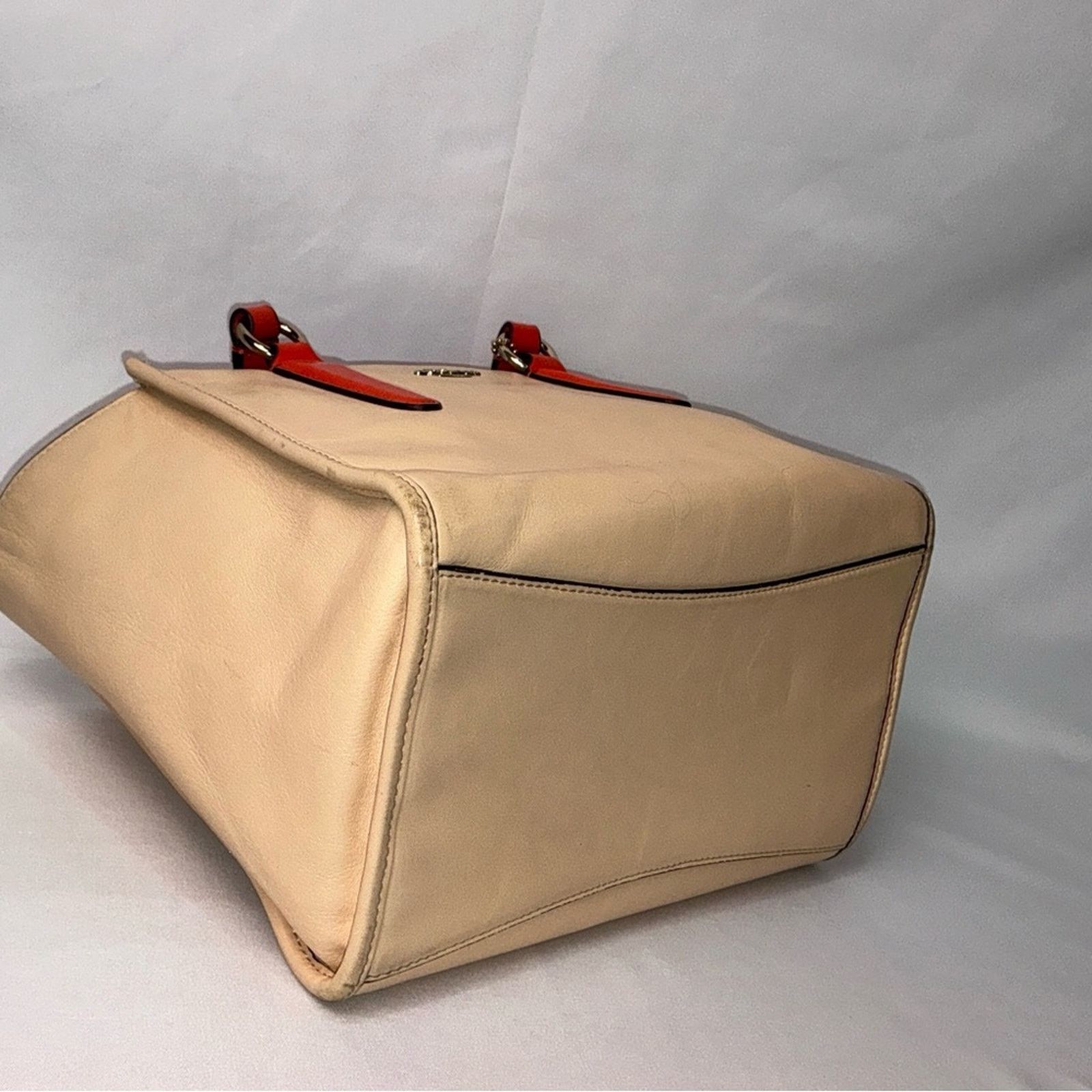 Coach Coach Mini Crosby Carryall 2 Tone Apricot/Coral Leather Size ONE SIZE - 10 Thumbnail