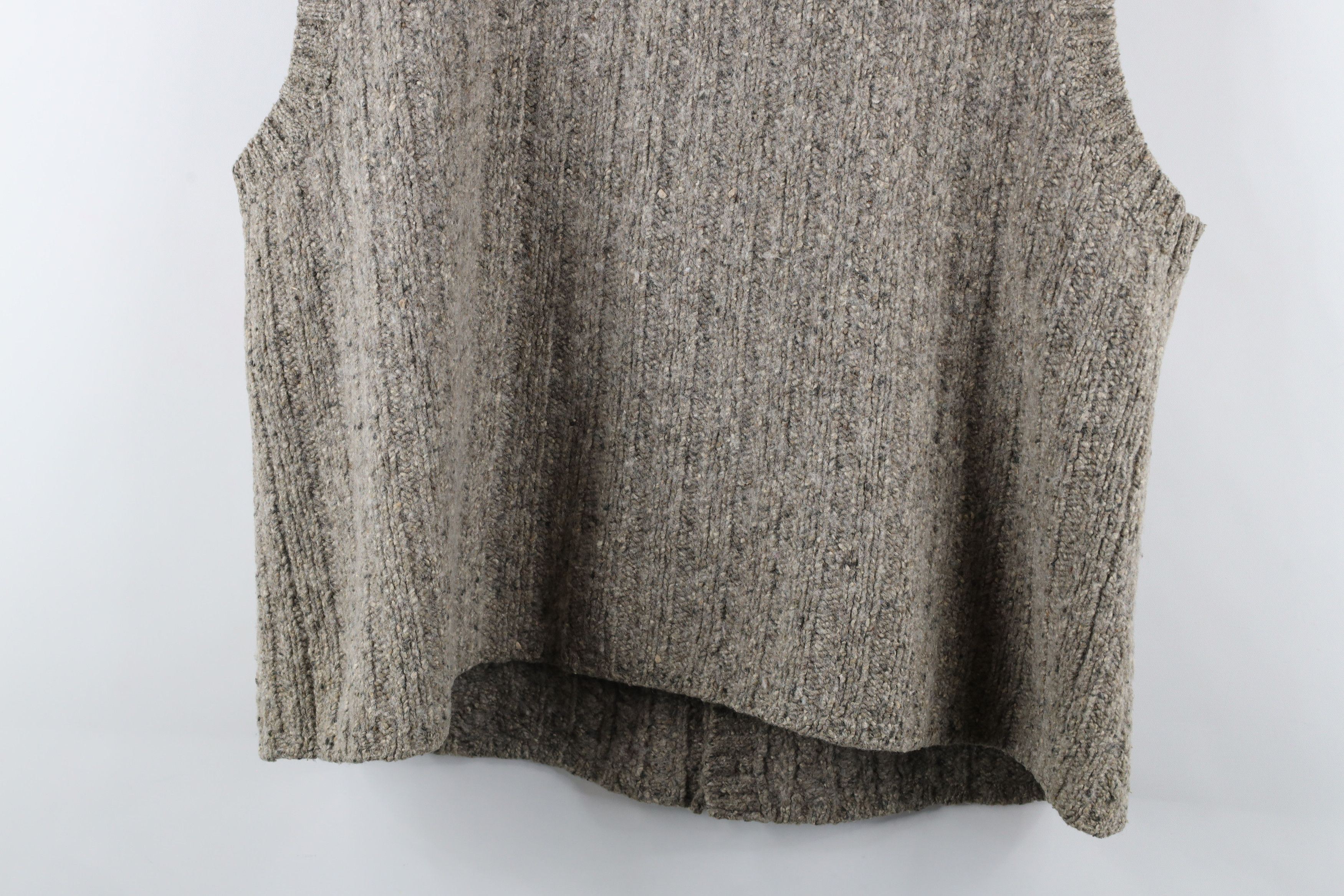 Vintage Vintage 90s Streetwear Cable Knit Cardigan Sweater Vest Size US M / EU 48-50 / 2 - 8 Thumbnail