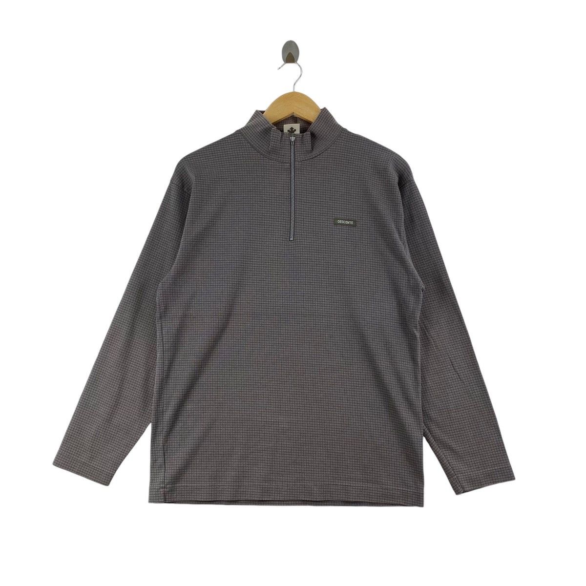 Descente × Vintage Vintage DESCENTE Long Sleeve Half Zipper Size US M / EU 48-50 / 2 - 1 Thumbnail