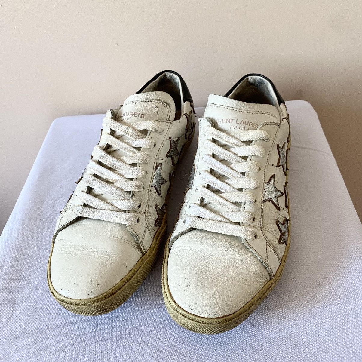 Saint Laurent Paris Saint Laurent Paris Star Golden Goose Style Sneakers Shoes Size US 6 / IT 36 - 4 Thumbnail