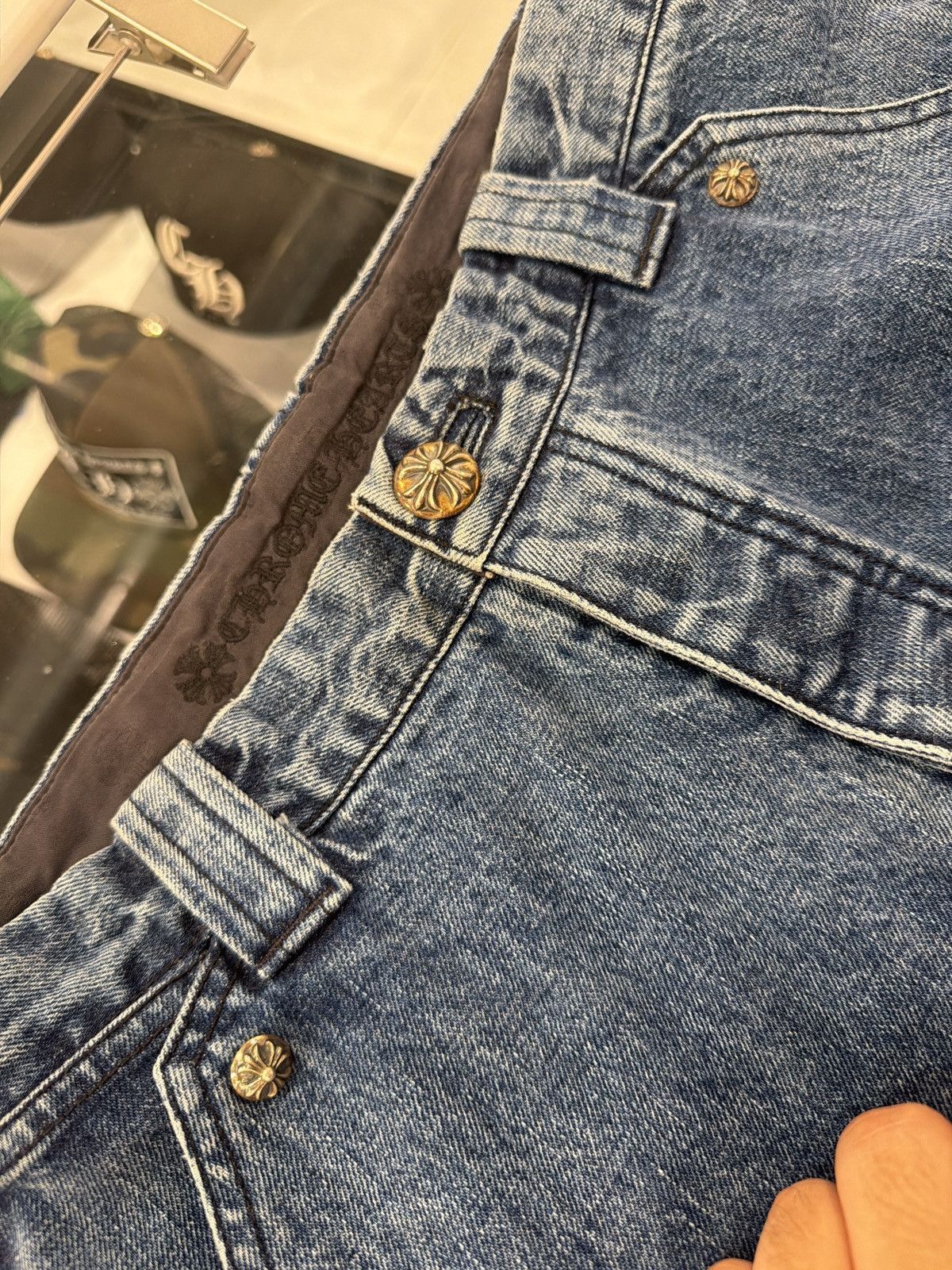 Chrome Hearts Chrome Hearts Turbo Diesel Carpenter Jeans Size US 34 / EU 50 - 3 Thumbnail