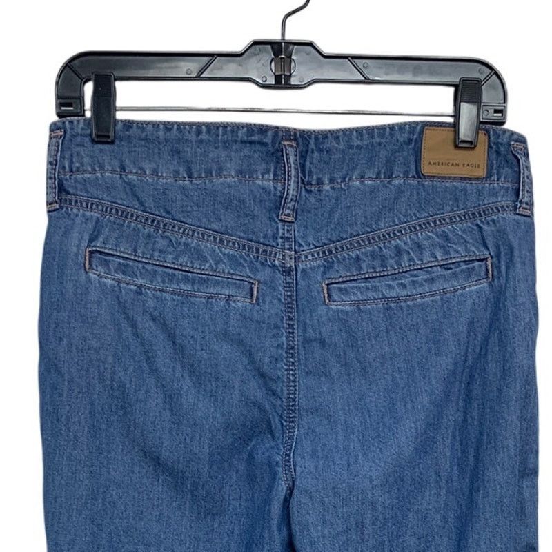 American Eagle Outfitters New American Eagle Womens Size 4 Ultra Wide Leg Denim Jeans Size 27" / US 4 / IT 40 - 4 Thumbnail