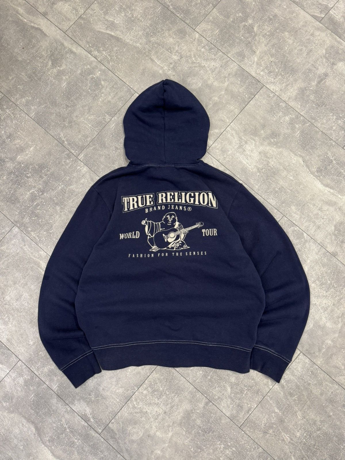 True Religion Vintage 90s True Religion Zip Hoodie LogoSupreme Style Size US L / EU 52-54 / 3 - 7 Thumbnail