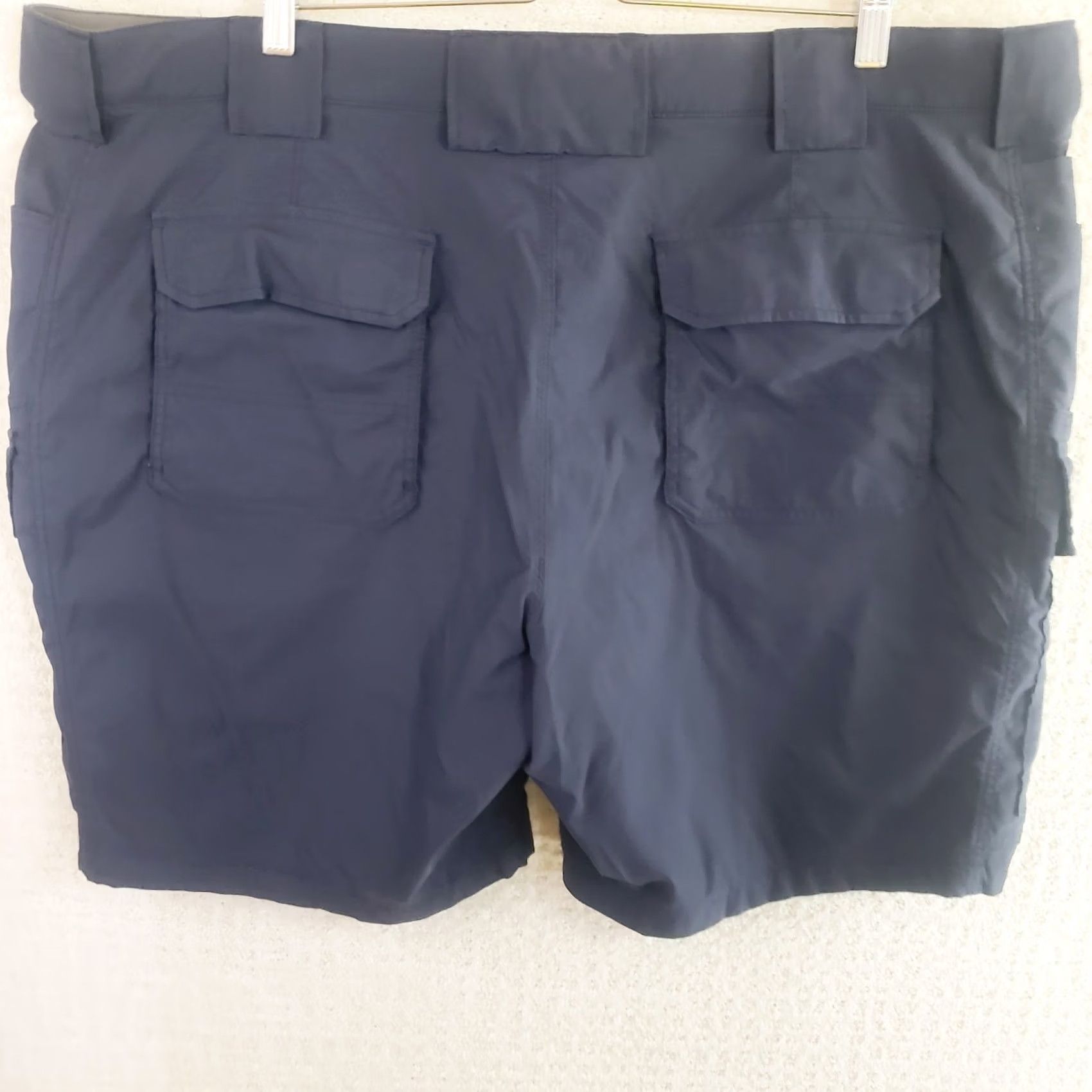 Vintage Duluth Trading Cargo Shorts Men's Navy Blue Nylon Spandex Dry on the Fly 46"x9" Casual Workwear Outdoor Size US 30 / EU 46 - 6 Thumbnail