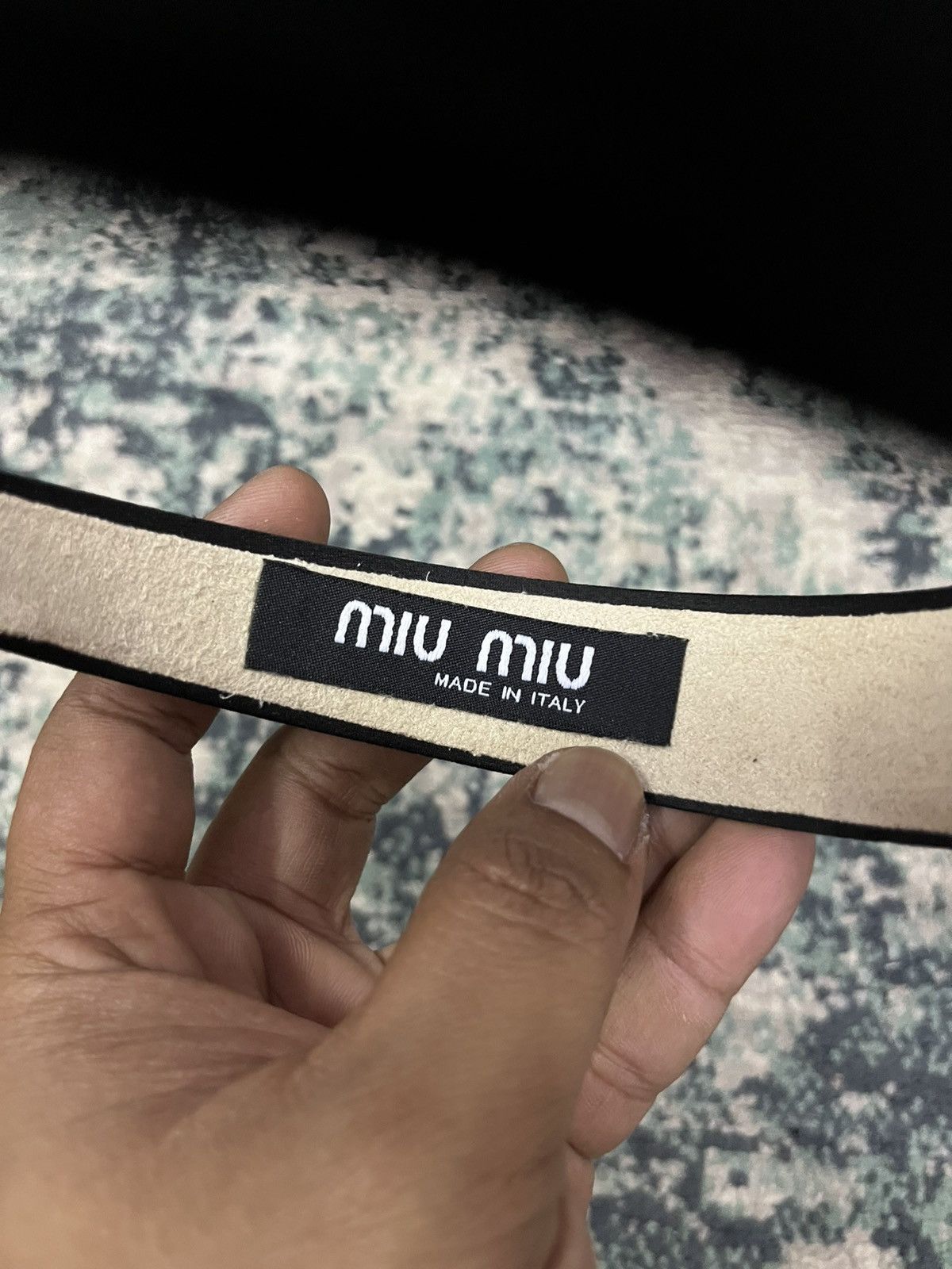 Miu Miu Miu Miu Headband Size ONE SIZE - 4 Thumbnail