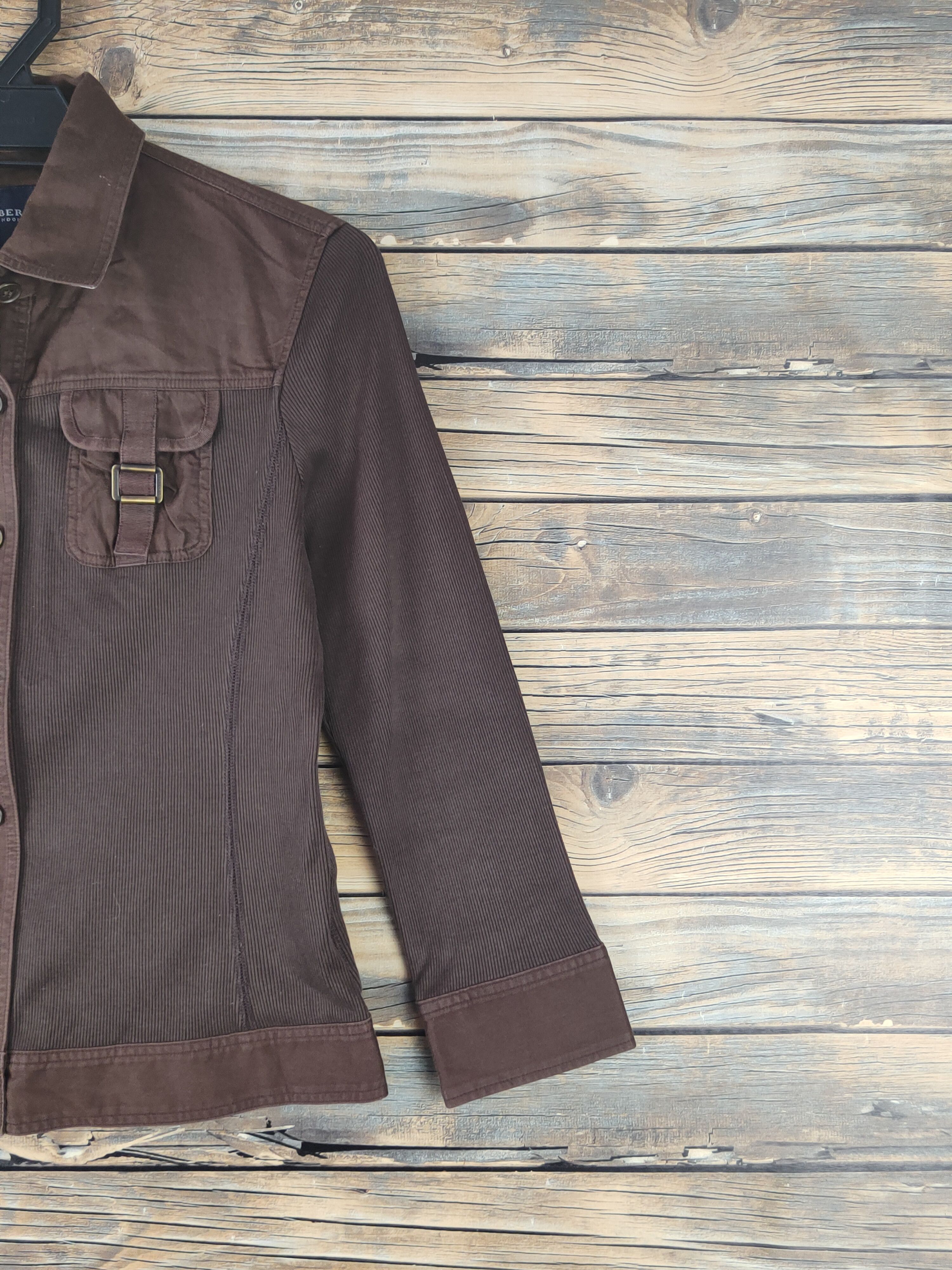 Burberry DL Burberry Brown Button Ups #1679 Size XS / US 0-2 / IT 36-38 - 5 Thumbnail