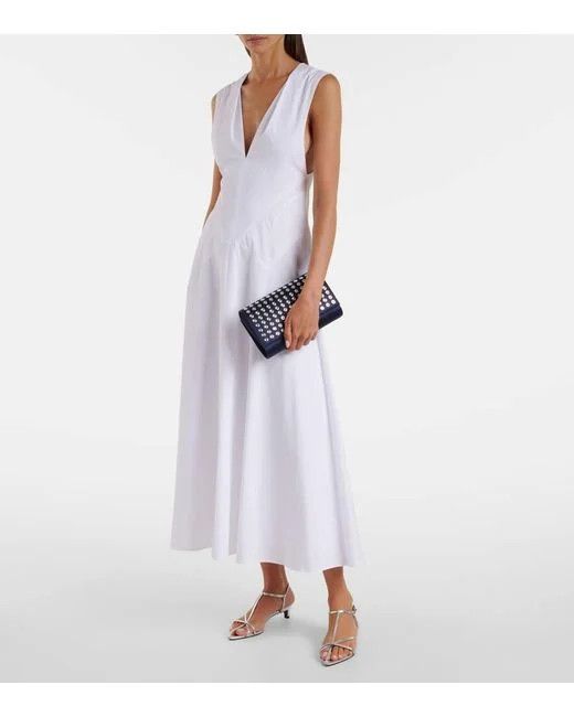 Christian Louboutin os11x0126 Size: OS / Paloma Small Satin Crepe Clutch Blue Size ONE SIZE - 4 Thumbnail