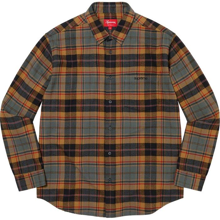 miha@プロフあり様専用Supreme Plaid Flannel Shirt