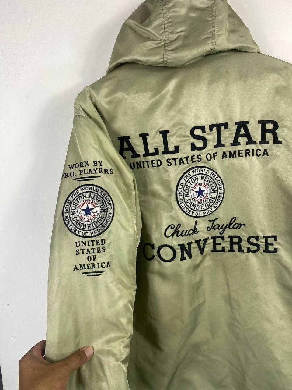 Converse vintage converse worn by pro player jacket sherpa lining Size US M / EU 48-50 / 2 - 14 Thumbnail