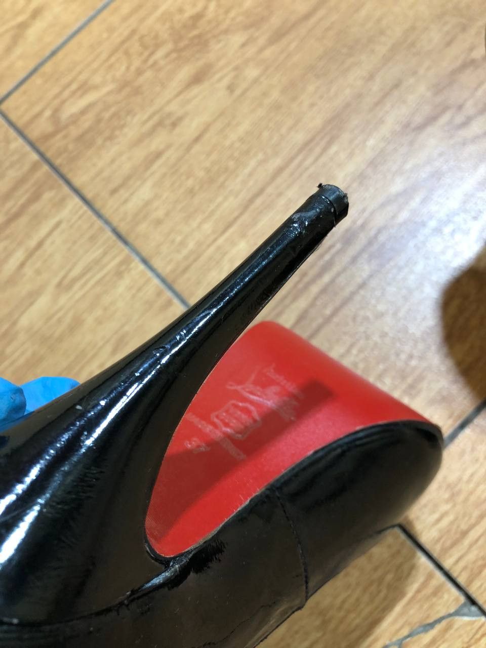 Christian Louboutin Christian Louboutin Women's Shoes Platform Leather heels Size US 7 / IT 37 - 15 Thumbnail