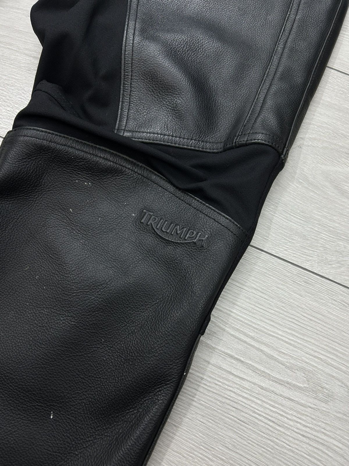 Leather Leather Moto Racing Black Pant Size XL Size US 36 / EU 52 - 3 Thumbnail
