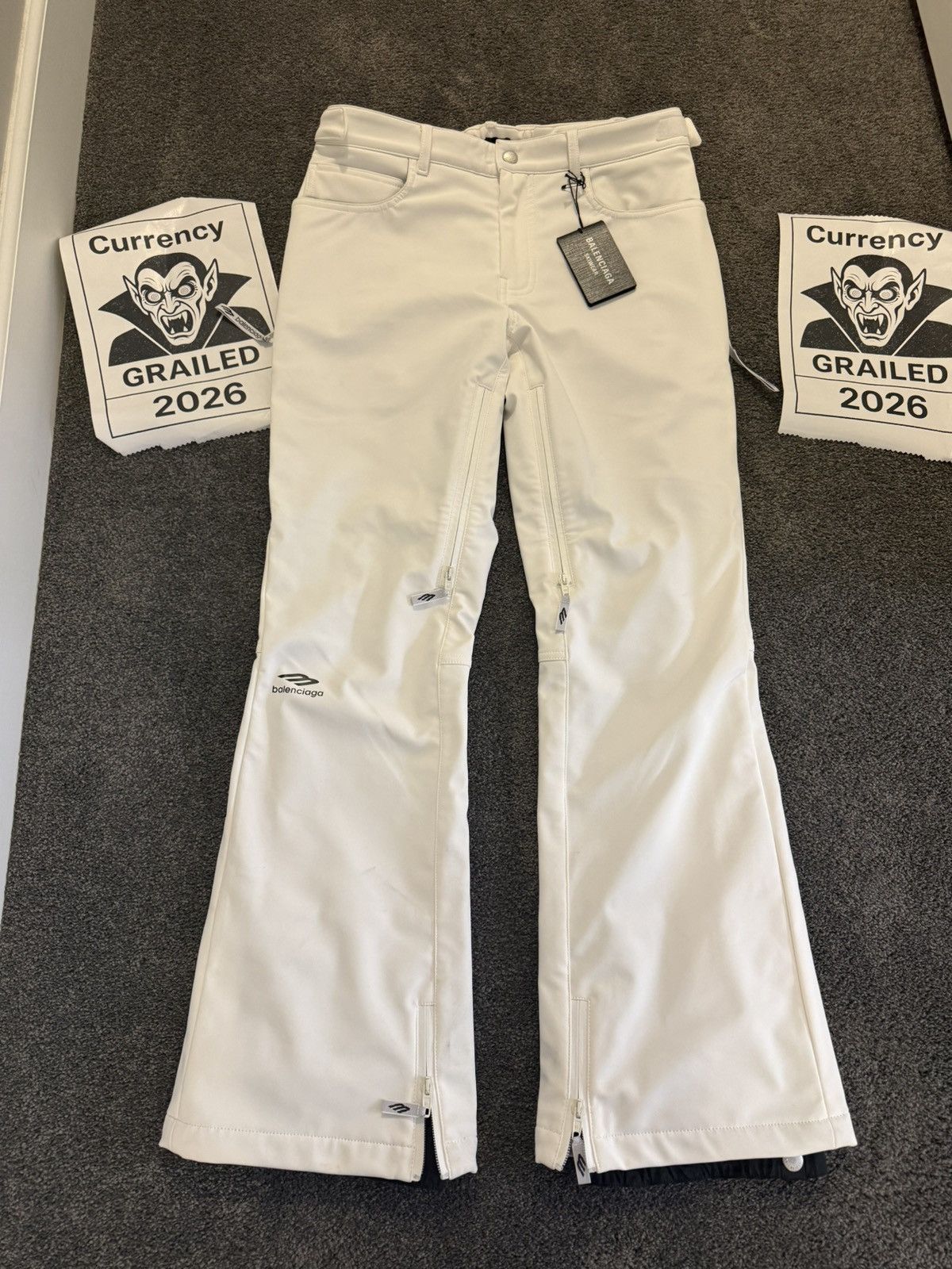 Balenciaga Skiwear 5 Pocket Bonded Stretch Nylon Pants