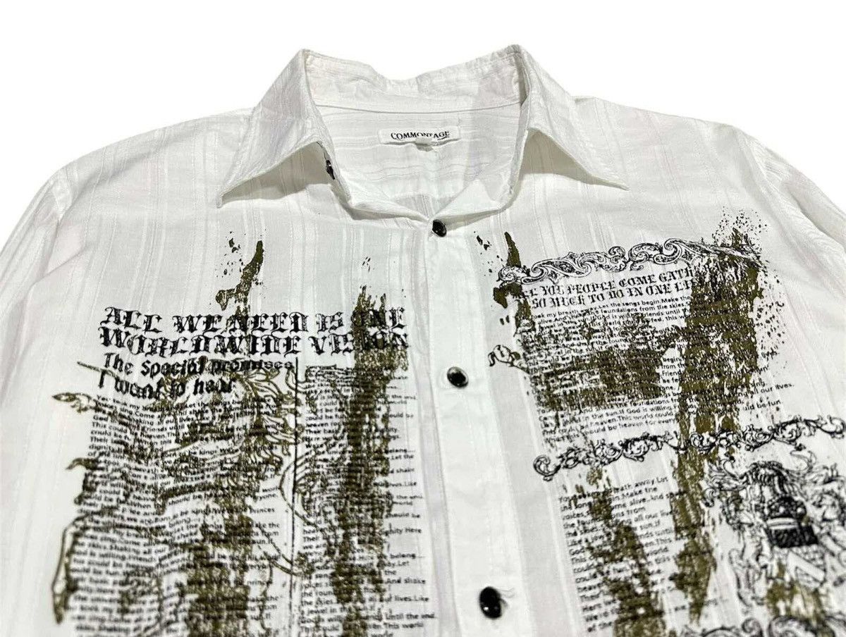 If Six Was Nine 🔥Sick Y2K Commontage Poem Shirt Long Sleeve Gothic Punk Size US M / EU 48-50 / 2 - 3 Thumbnail