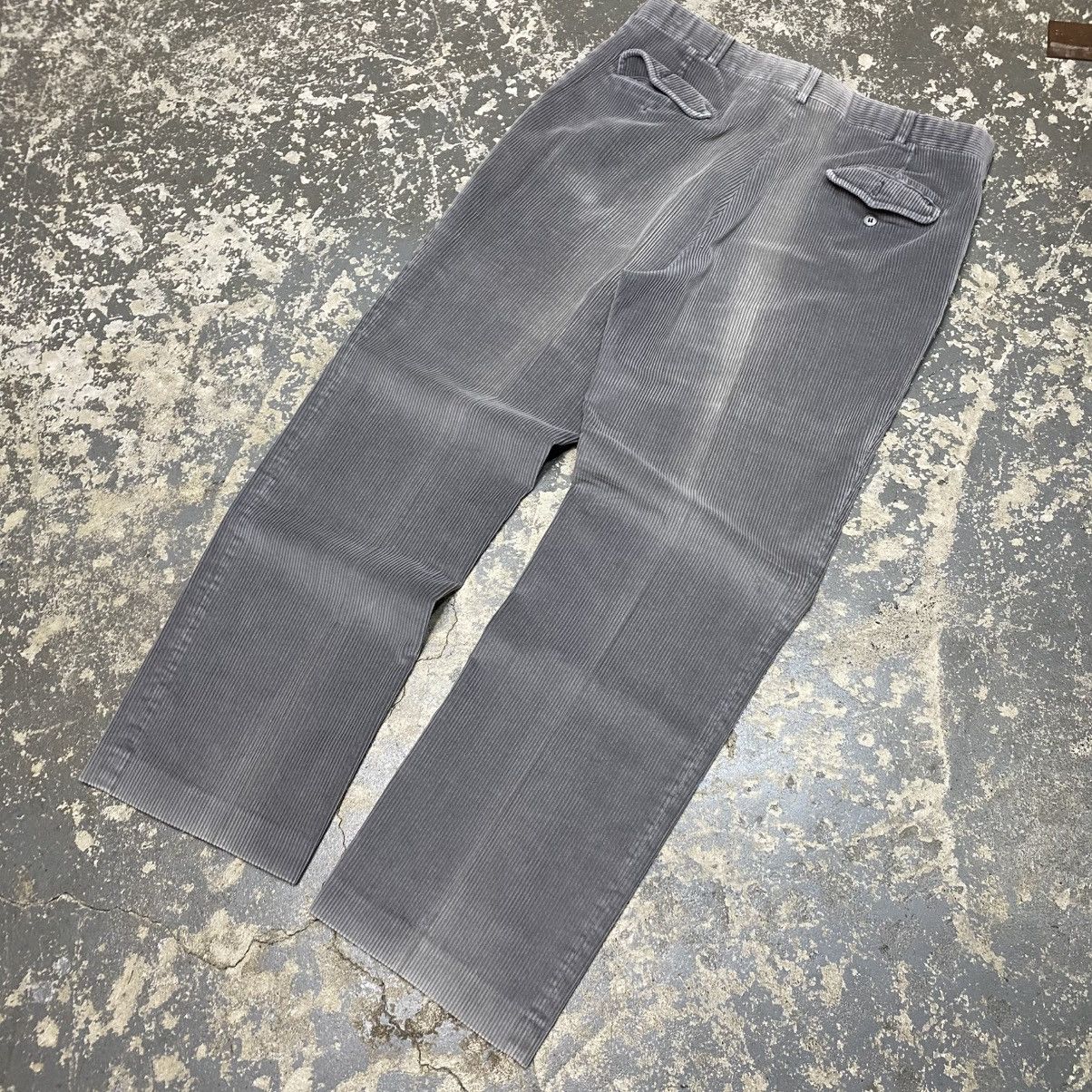 Lands' End Vintage Lands End Thick Corduroy Grey Baggy Y2k Pants Size US 34 / EU 50 - 7 Thumbnail
