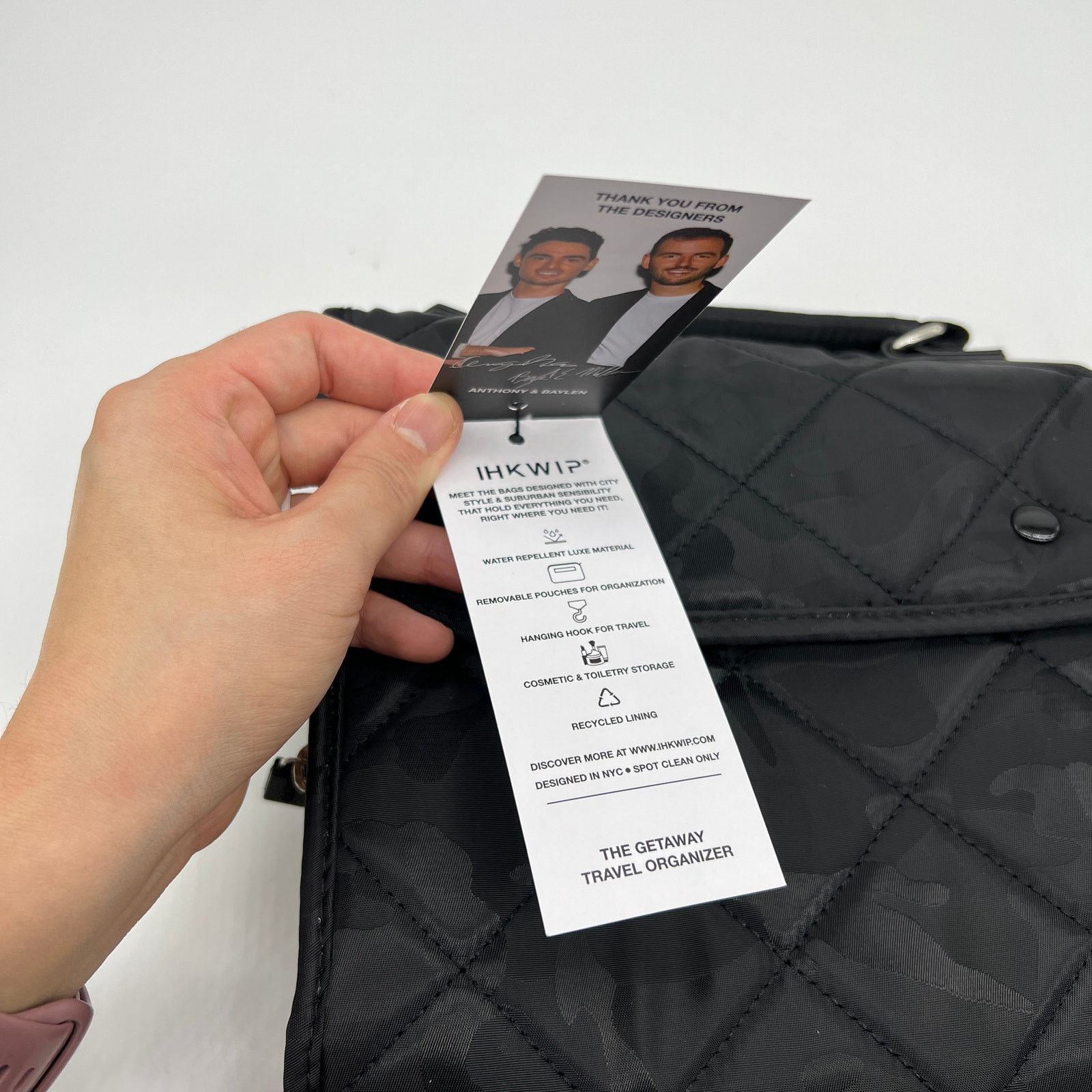 Other IHKWIP Getaway Hanging Travel Organizer Black Camo Size ONE SIZE - 12 Thumbnail