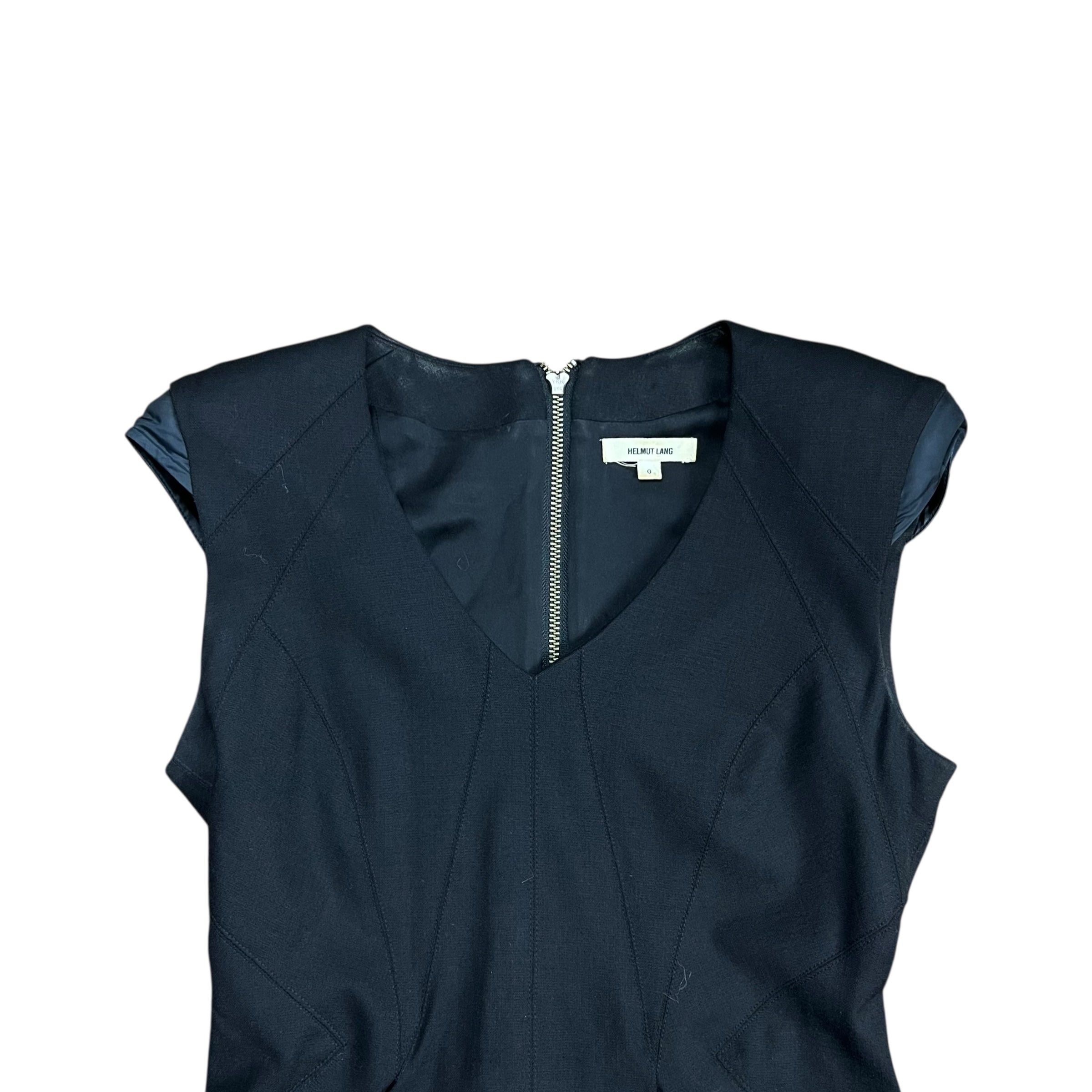 Helmut Lang Helmut Lang Black Sleeveless Dress - XS Size XS / US 0-2 / IT 36-38 - 3 Thumbnail