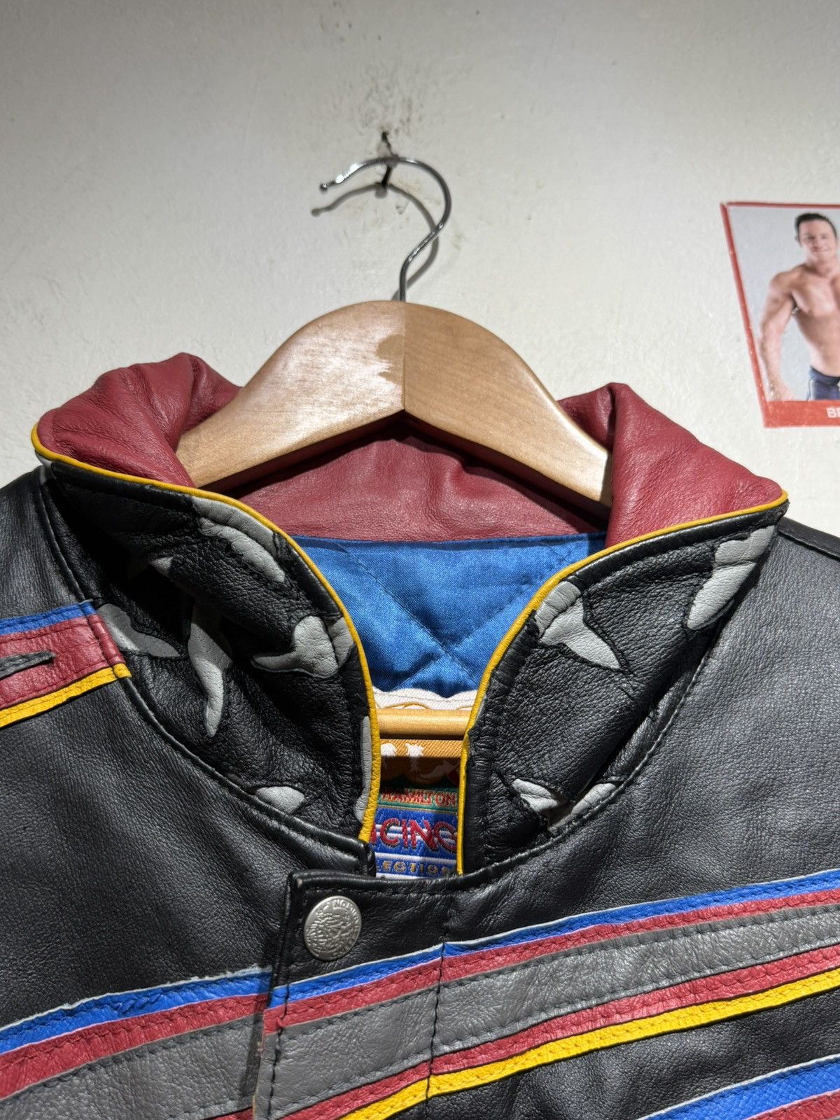 Jeff Hamilton Vintage Jeff Hamilton Nascar Leather jacket Size US L / EU 52-54 / 3 - 11 Thumbnail