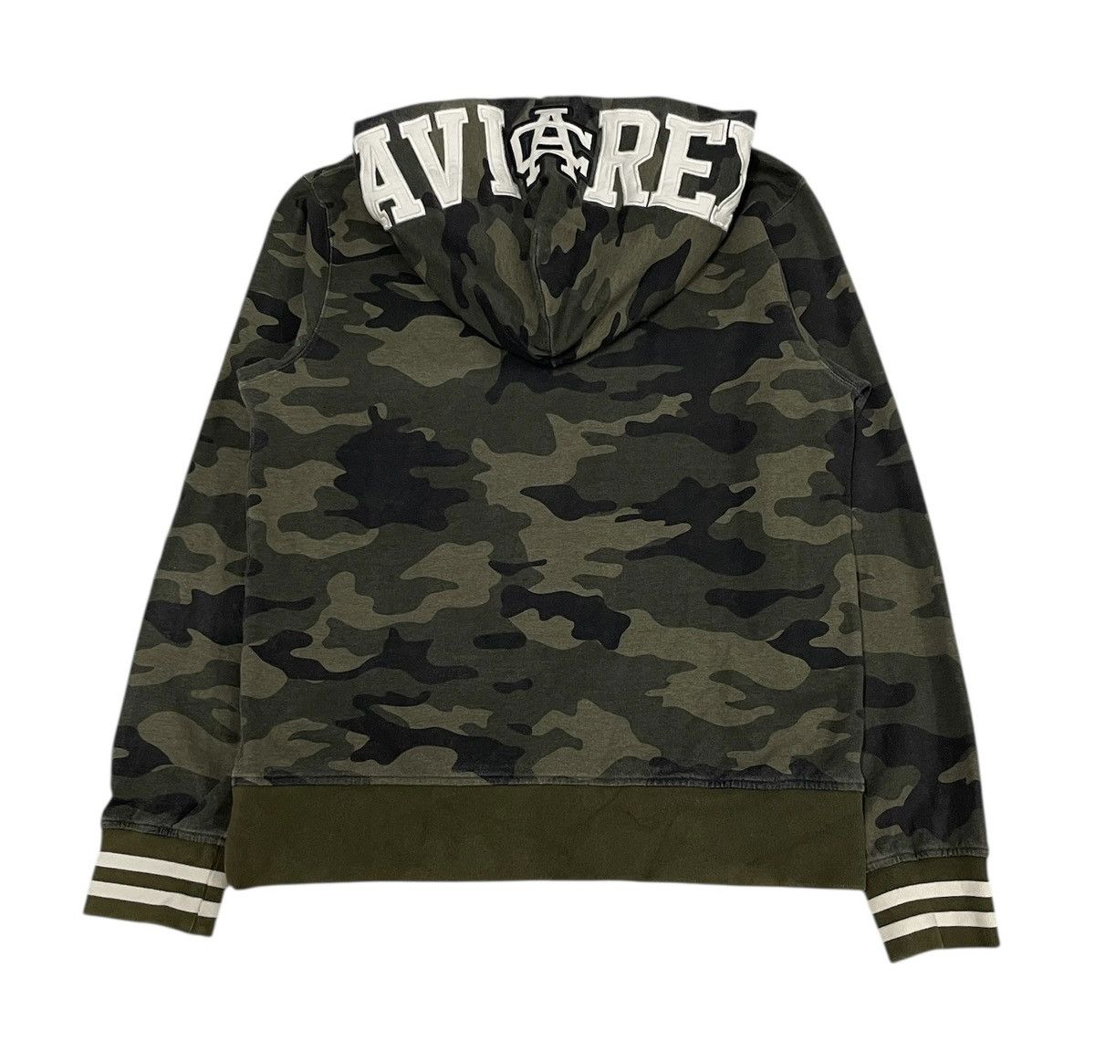 Avirex Vintage Avirex Spellout Military Camo Hoodie Size US S / EU 44-46 / 1 - 5 Thumbnail