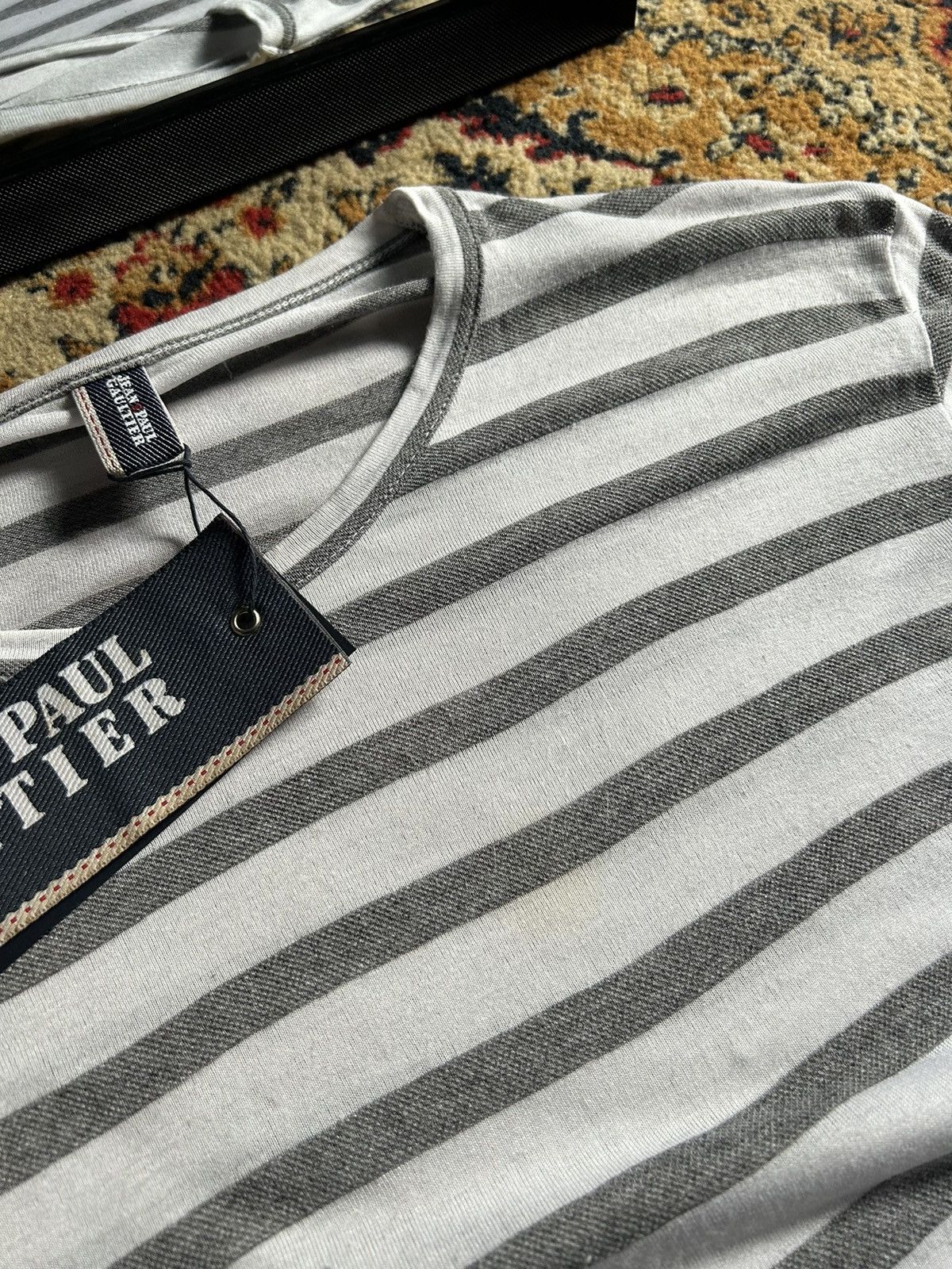 Jean Paul Gaultier Y2K Jean Paul Gaultier Classic Design Stripe T-shirt Size XXL / US 16-18 / IT 52-54 - 3 Thumbnail