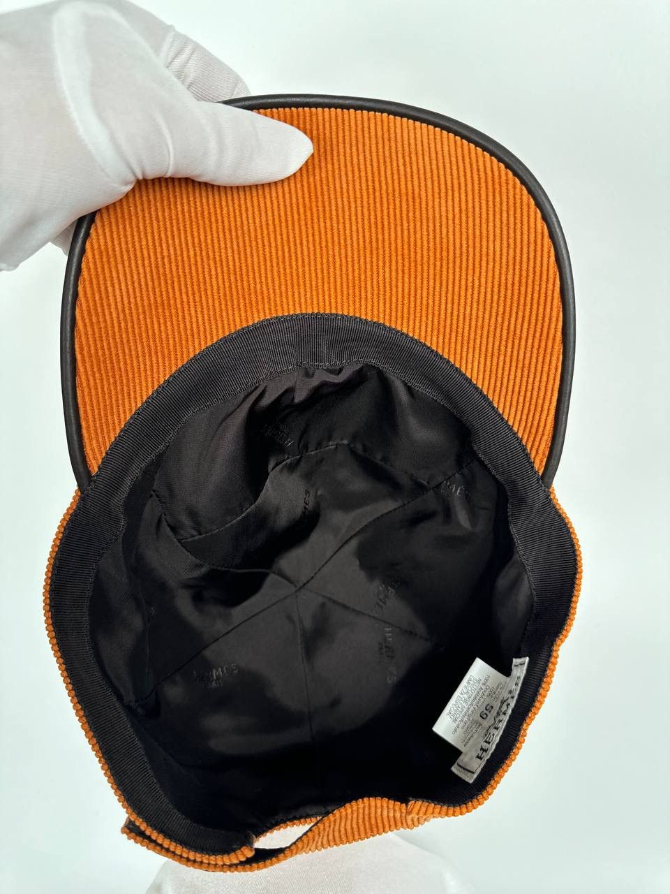Hermes Hermes Corduroy Logo Cap Size ONE SIZE - 11 Thumbnail