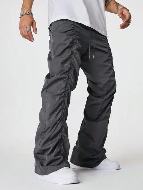 Japanese Brand × Vintage Straight Leg Casual Central Cee Sweatpants Size US 34 / EU 50 - 2 Thumbnail