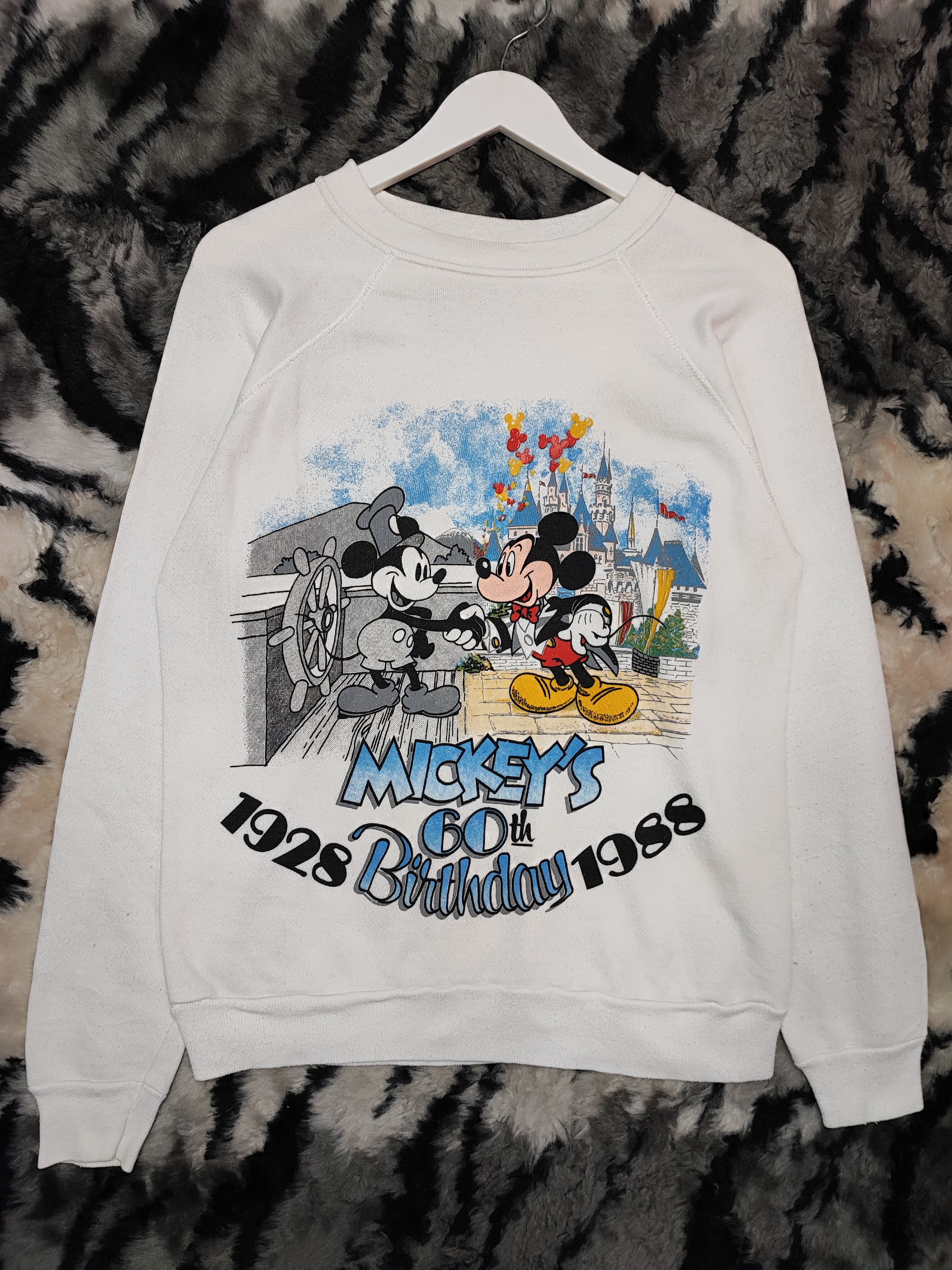 Disney Vintage 80s Disney Mickey sweatshirt Pullover Size US M / EU 48-50 / 2 - 2 Thumbnail