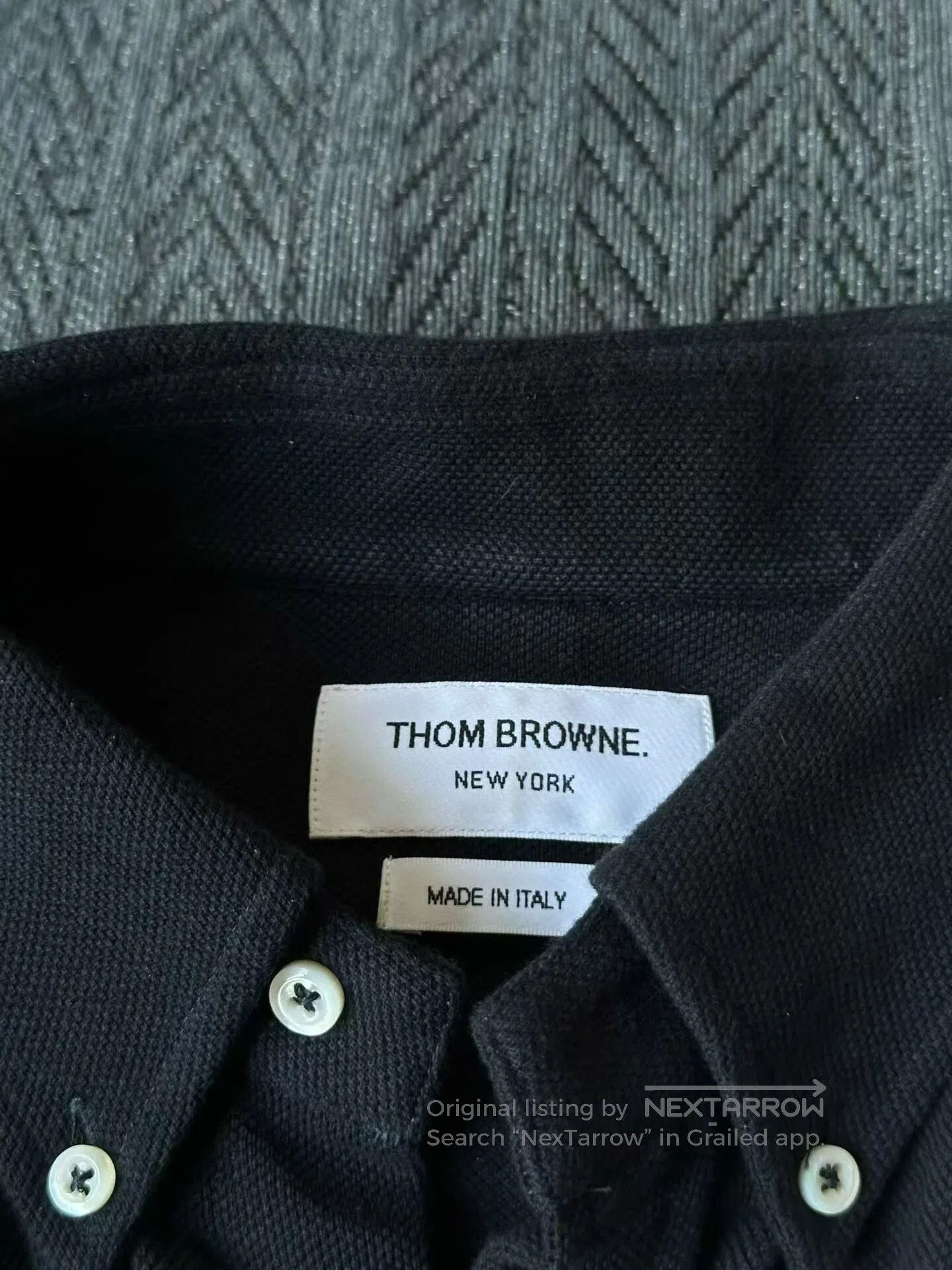 Thom Browne Thom Browne Navy Double. Size US XL / EU 56 / 4 - 3 Thumbnail