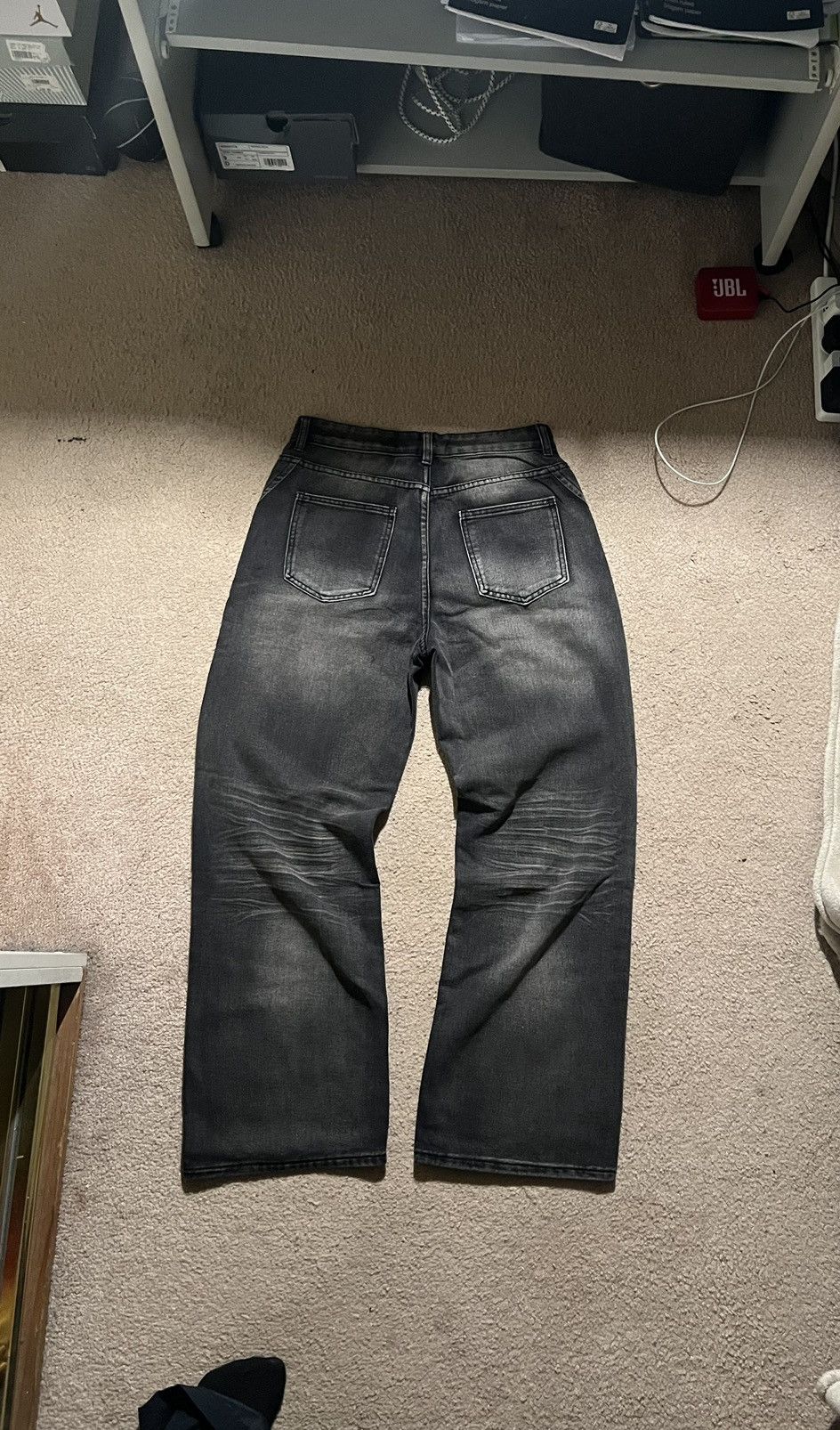 Vintage BAGGY VINTAGE WASHED JEANS Size US 32 / EU 48 - 2 Thumbnail