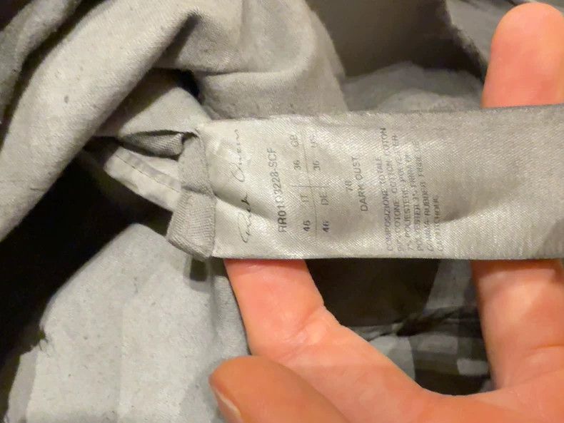 Rick Owens rick owens size 36 24ss long sleeves Size US M / EU 48-50 / 2 - 2 Thumbnail