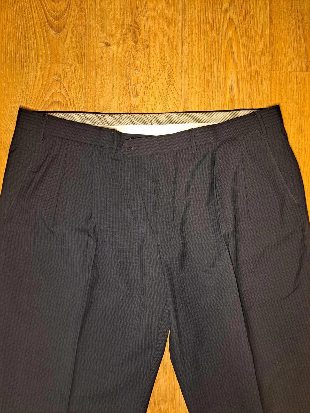 Polo Ralph Lauren Ralph Lauren Dress Pants Mens 42x30 Black Plaid Pleated Size 50R - 4 Thumbnail