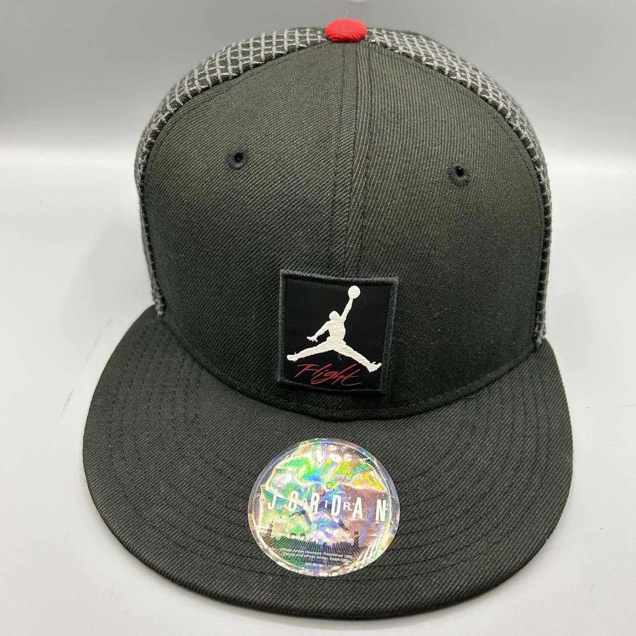 Jordan Brand Air Jordan Flight Hat Men Black Red Embroidered Snap Back Size ONE SIZE - 1 Thumbnail