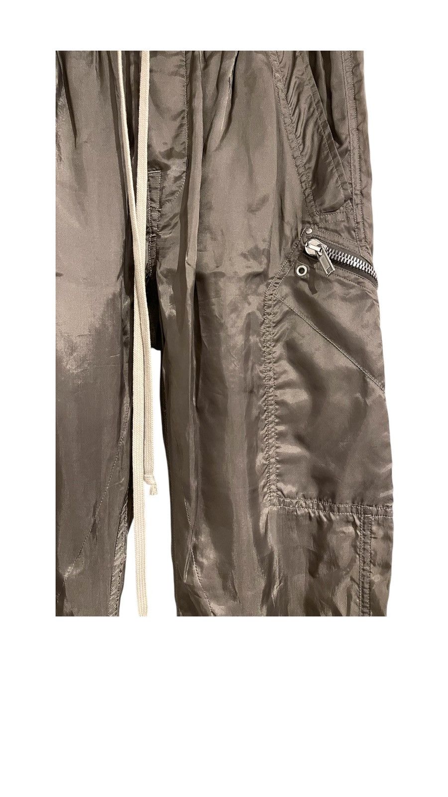 Rick Owens Rick Owens women’s cupro cargo pants Dust - EU 38 / US 6 Size 27" / US 4 / IT 40 - 2 Thumbnail
