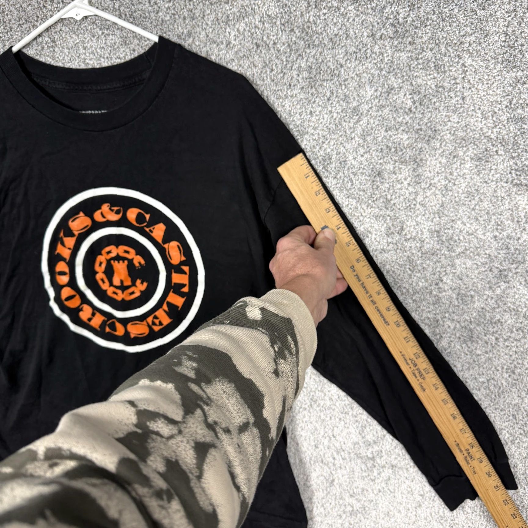 Crooks & Castles Crooks & Castles Sweatshirt Mens L Black Orange Logo Streetwear Skater Y2K Size US L / EU 52-54 / 3 - 3 Thumbnail
