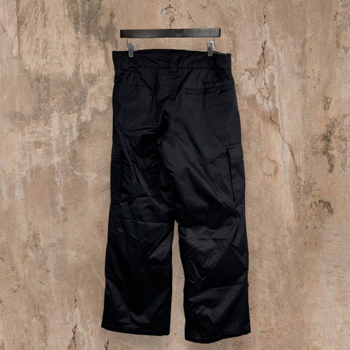 Vintage Vintage Gravity Snow Pants Jet Black Baggy Fit Insulated 90s