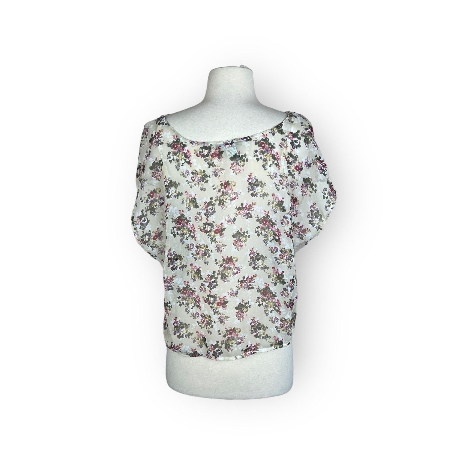 American Rag American Rag | Vintage Y2K Floral Blouse | Small Size S / US 4 / IT 40 - 1 Thumbnail