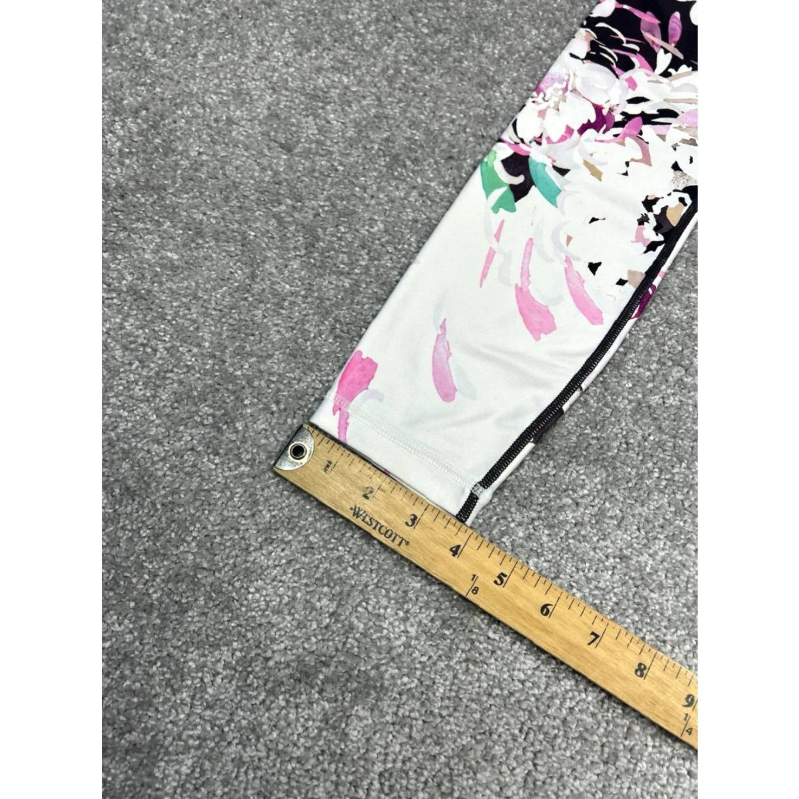 Athleta Athleta Elation Blossom Leggings Womens XS Multicolor Floral Skinny Leg Mid Rise Size 26" / US 2 / IT 38 - 4 Thumbnail