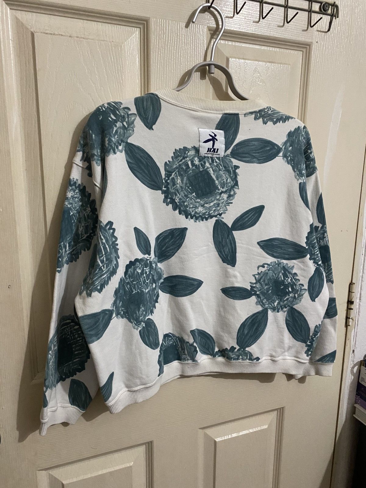 Issey Miyake Vintage HAI Sporting Gear by ISSEY MIYAKE Floral Sweatshirt Size M / US 6-8 / IT 42-44 - 9 Thumbnail