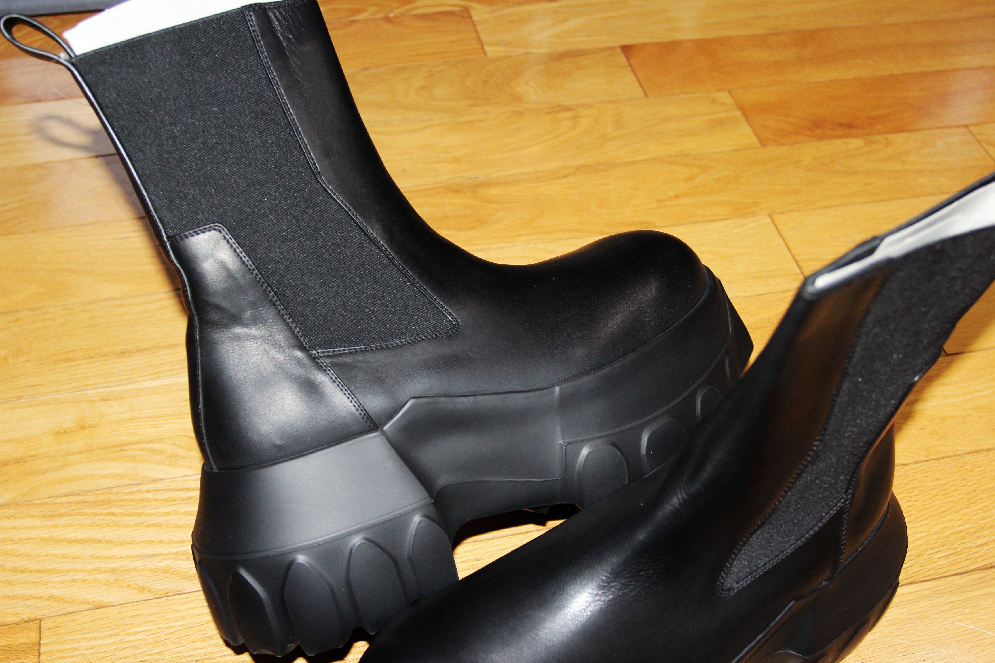 Rick Owens BNWT AW24 RICK OWENS "PORTERVILLE" BEATLE MEGA TRACTOR 44 Size US 11 / EU 44 - 3 Thumbnail