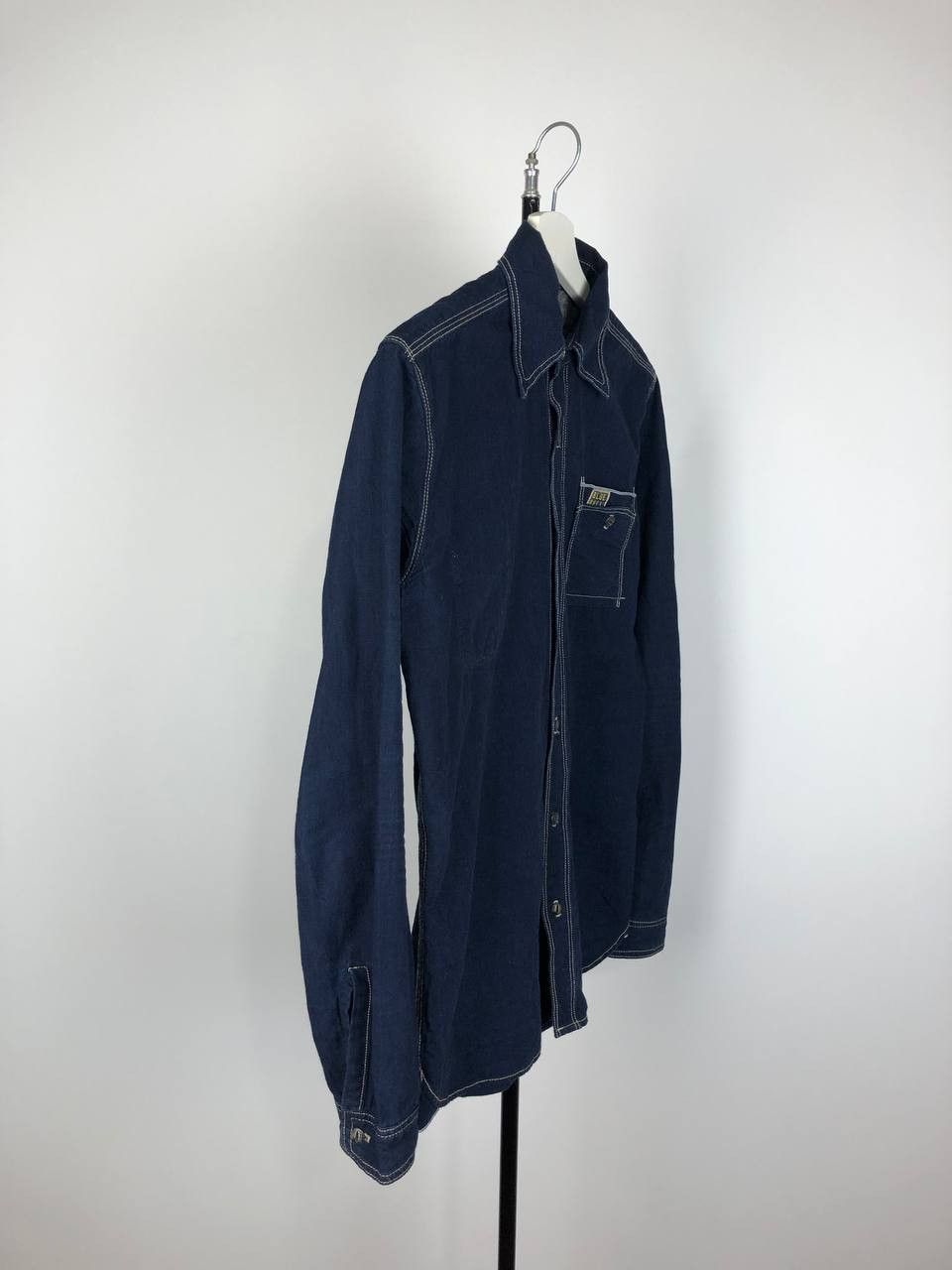 Wrangler Wrangler USA Shirt Slim Fit Blue size S Size US S / EU 44-46 / 1 - 5 Thumbnail