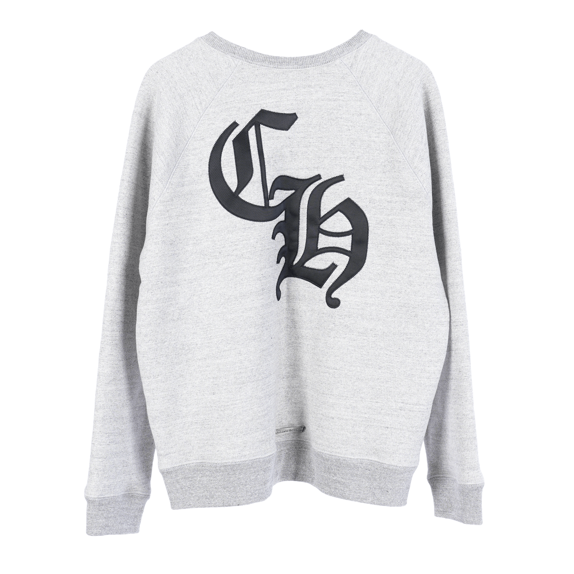 Chrome Hearts CH CEMETERY BLACK PATCH HEATHER GREY CREWNECK Size US L / EU 52-54 / 3 - 2 Thumbnail