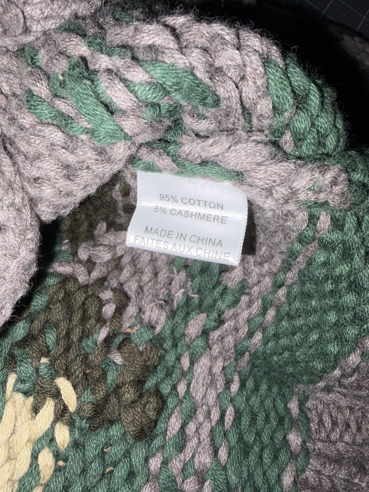 Rhude Camo Rhude knitted cardigan size xl Size US XL / EU 56 / 4 - 4 Thumbnail