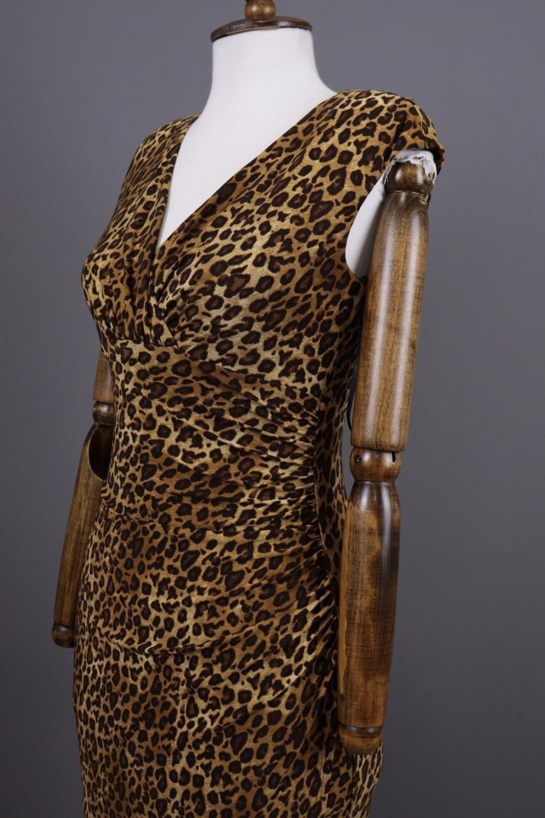 Lauren Ralph Lauren Lauren Ralph Lauren Animals V-Neck Bodycon Dress Size 4 Size S / US 4 / IT 40 - 6 Thumbnail