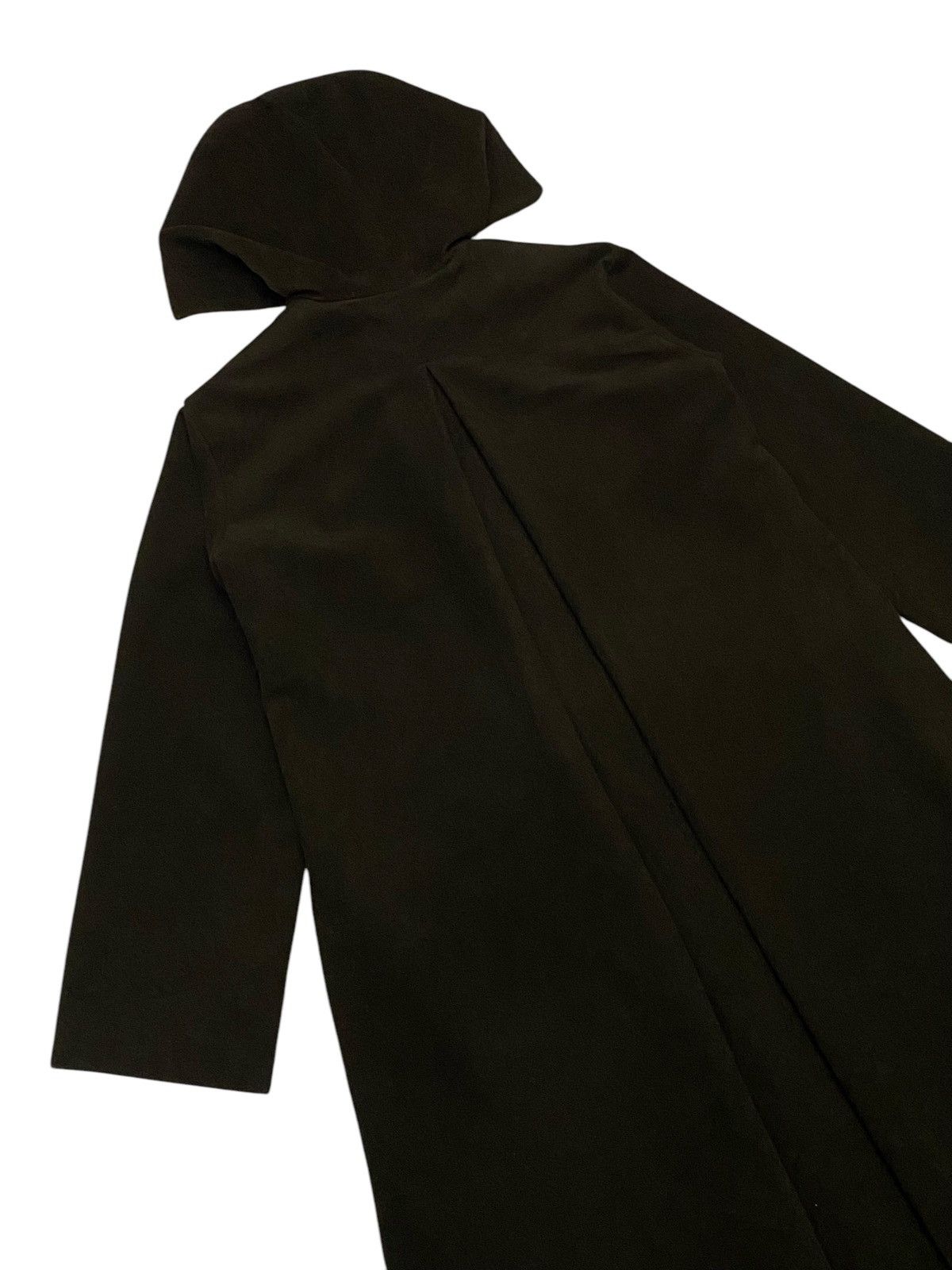 Yohji Yamamoto Y’s Yohji Yamamoto Wool Hoodie Long Coats Size L / US 10 / IT 46 - 19 Thumbnail