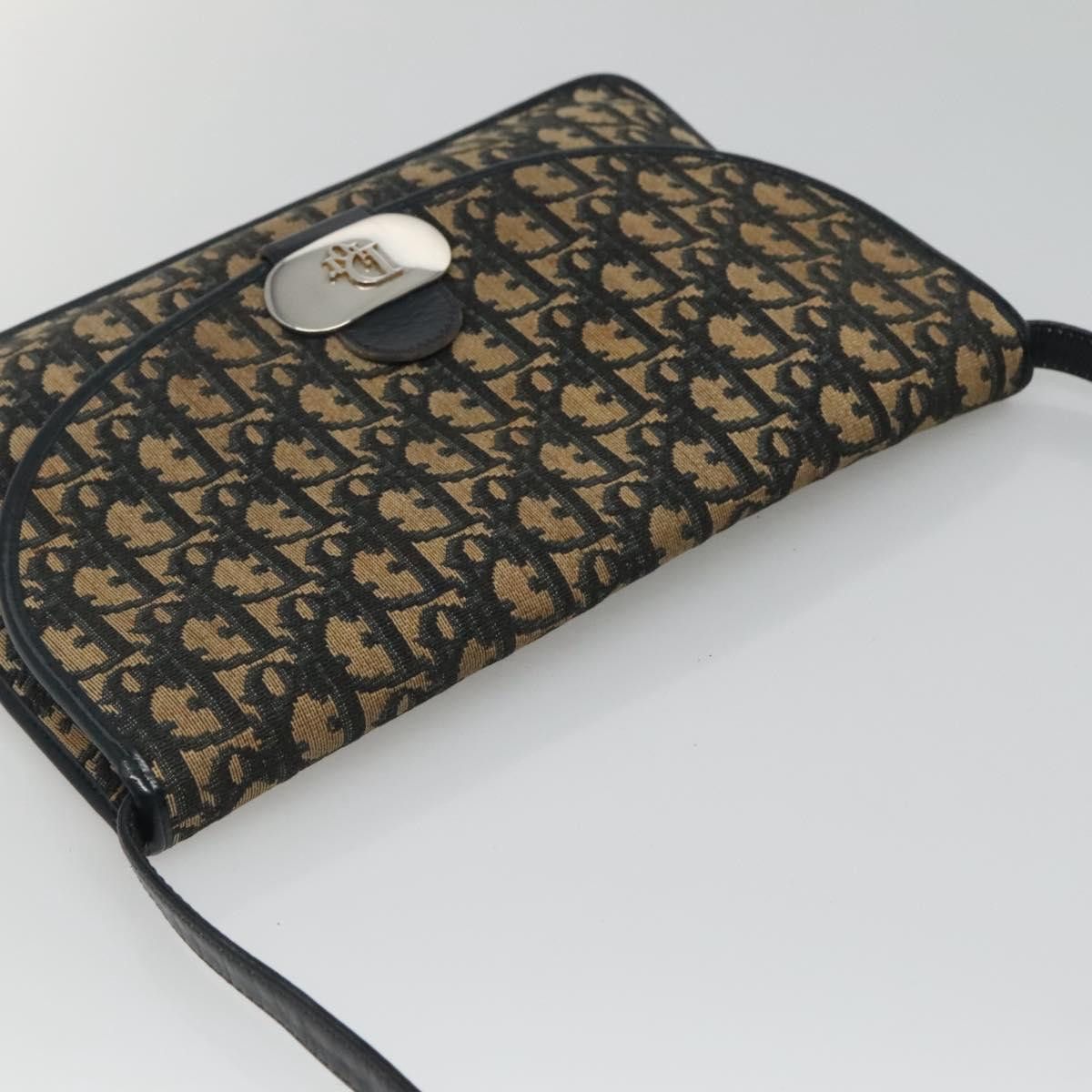 Dior DIOR Trotter Canvas Shoulder Bag Navy Size ONE SIZE - 6 Thumbnail