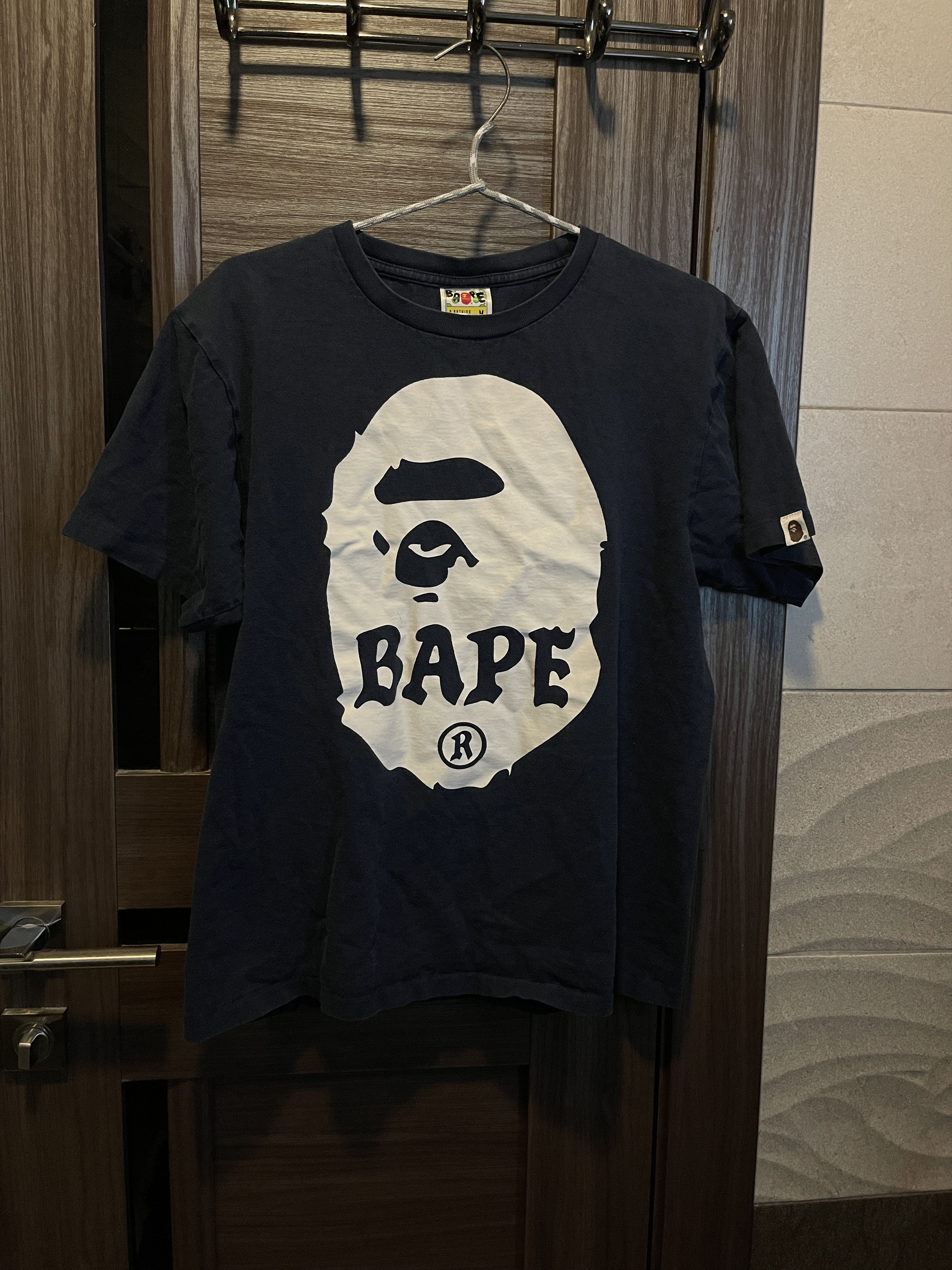 Bape Bape Head Oversized Logo Short Sleeve Tee Size US M / EU 48-50 / 2 - 1 Thumbnail