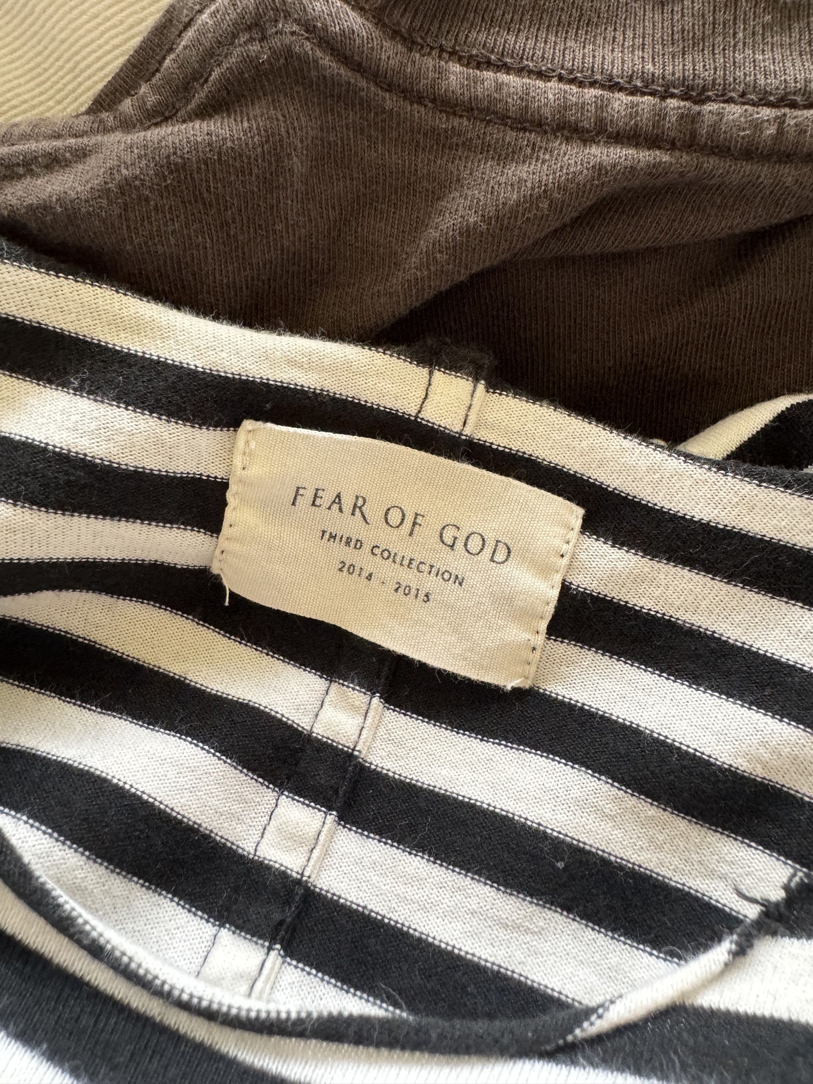 Fear of God Fear Of God Striped Long Sleeve 3rd Collection Size US L / EU 52-54 / 3 - 9 Thumbnail