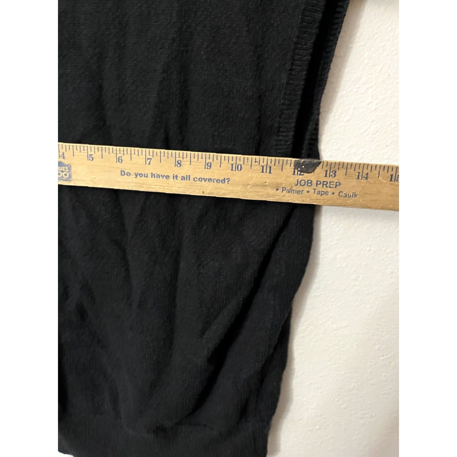 Ann Taylor VINTAGE Ann Taylor LOFT Blouse Shirt Sleeveless V-Neck Tie XS Black Womens Size XS / US 0-2 / IT 36-38 - 4 Thumbnail
