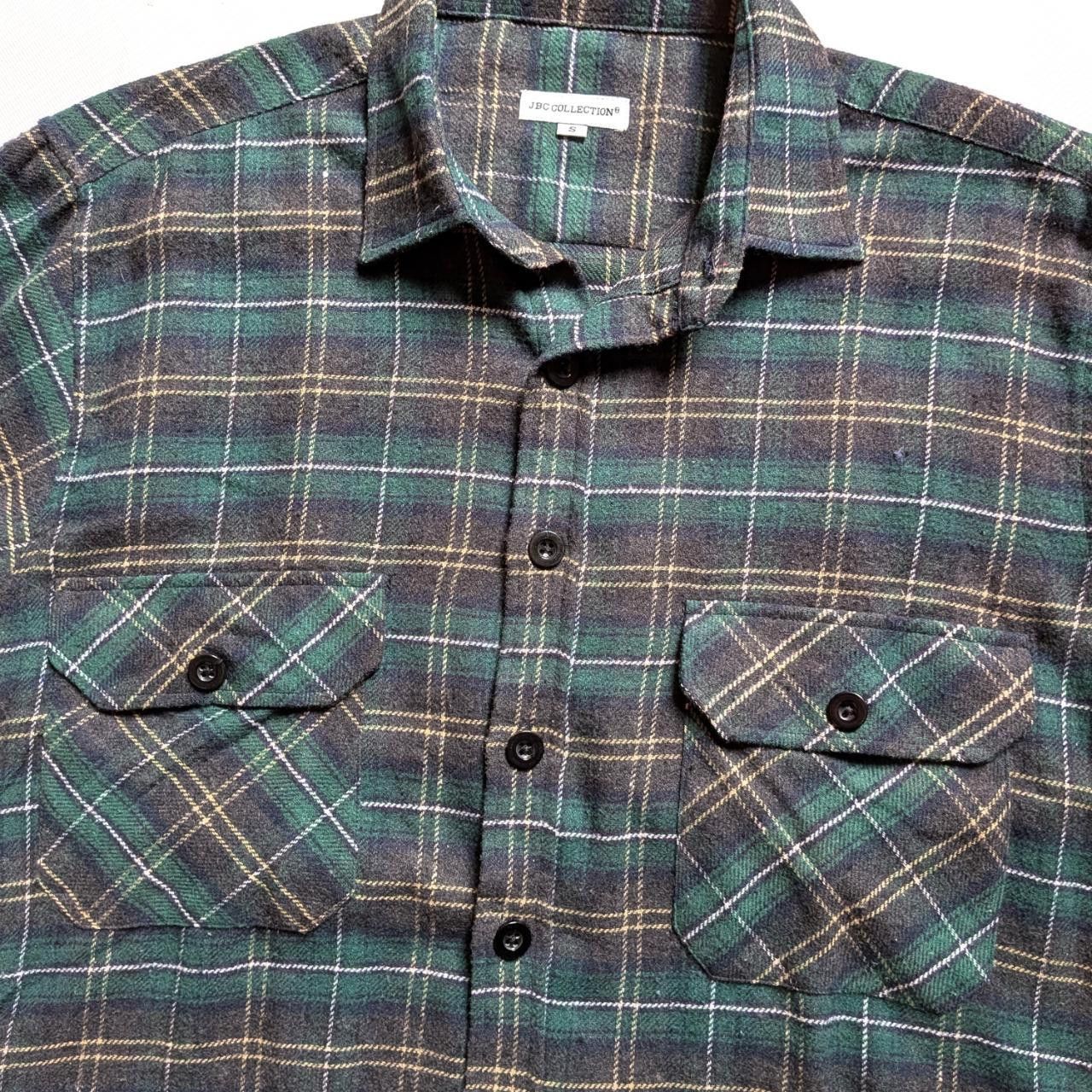Other JBC Collection Green Check Long Sleeve Flannel Shirt Size US S / EU 44-46 / 1 - 3 Thumbnail